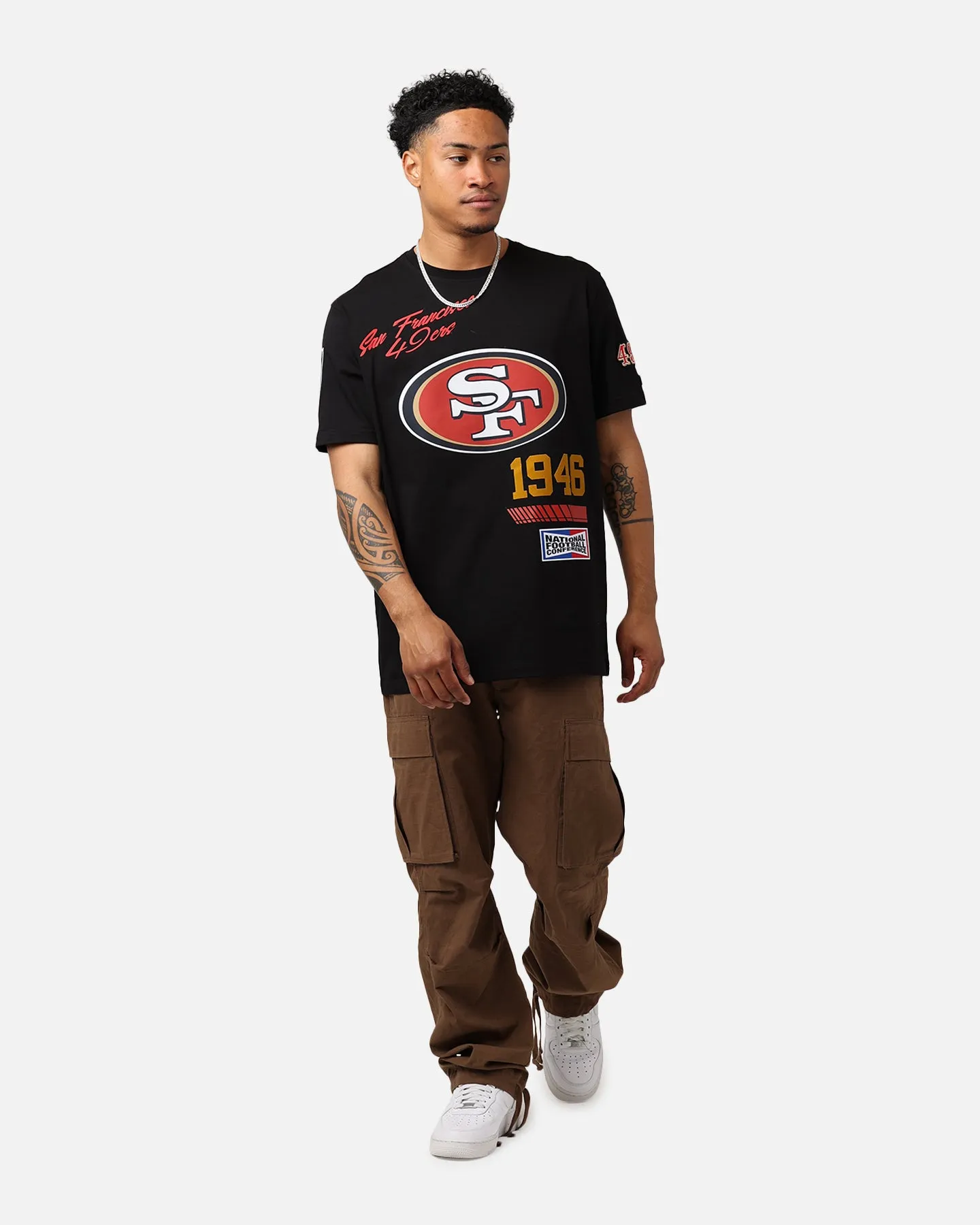 Pro Standard San Francisco 49ers Fast Lane SJ T-Shirt Black sold by Culture Kings product image thumbnail 3