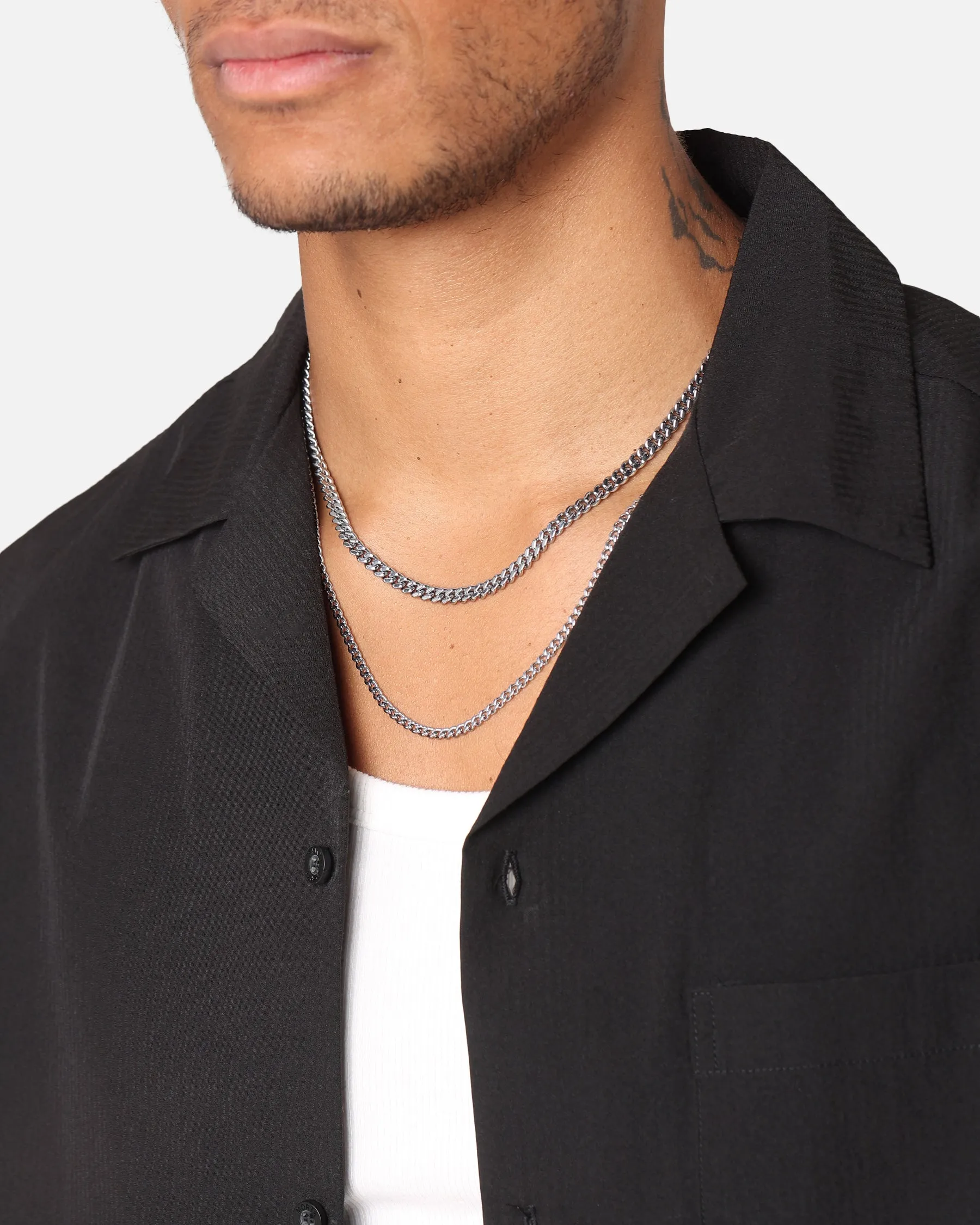 NXS Duo Cuban Set White Gold sold by Culture Kings