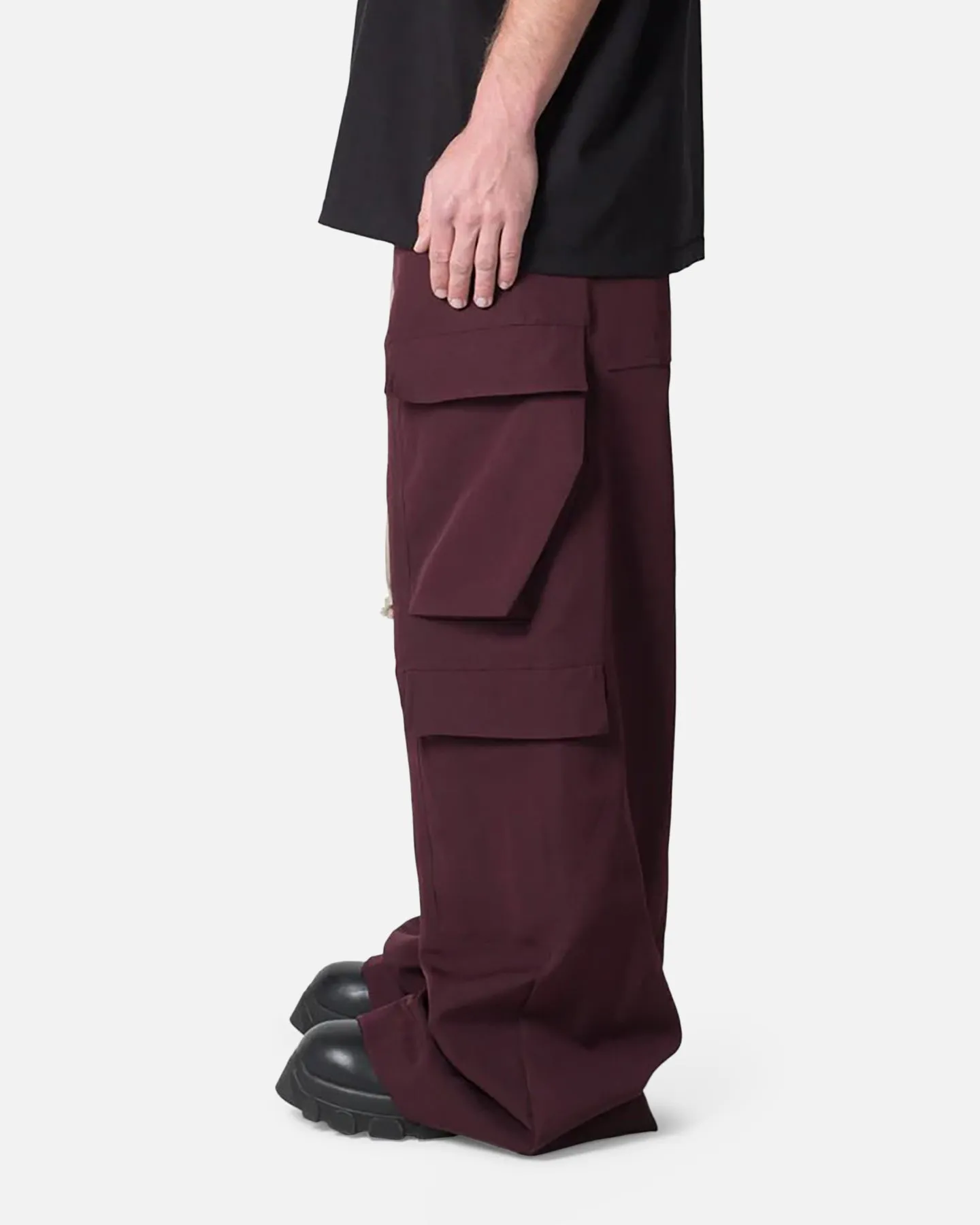 MNML Rave Double Cargo Pants Plum sold by Culture Kings product image thumbnail 3