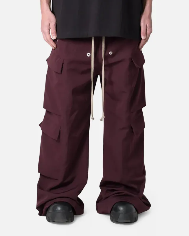 MNML Rave Double Cargo Pants Plum sold by Culture Kings