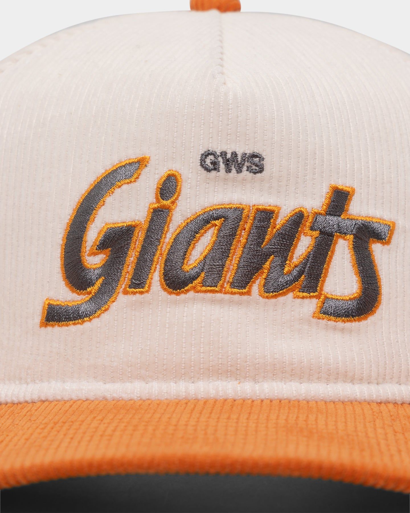 New Era GWS Giants "AFL Cord Script" Golfer Snapback Chrome/OTC sold by Culture Kings product image thumbnail 5