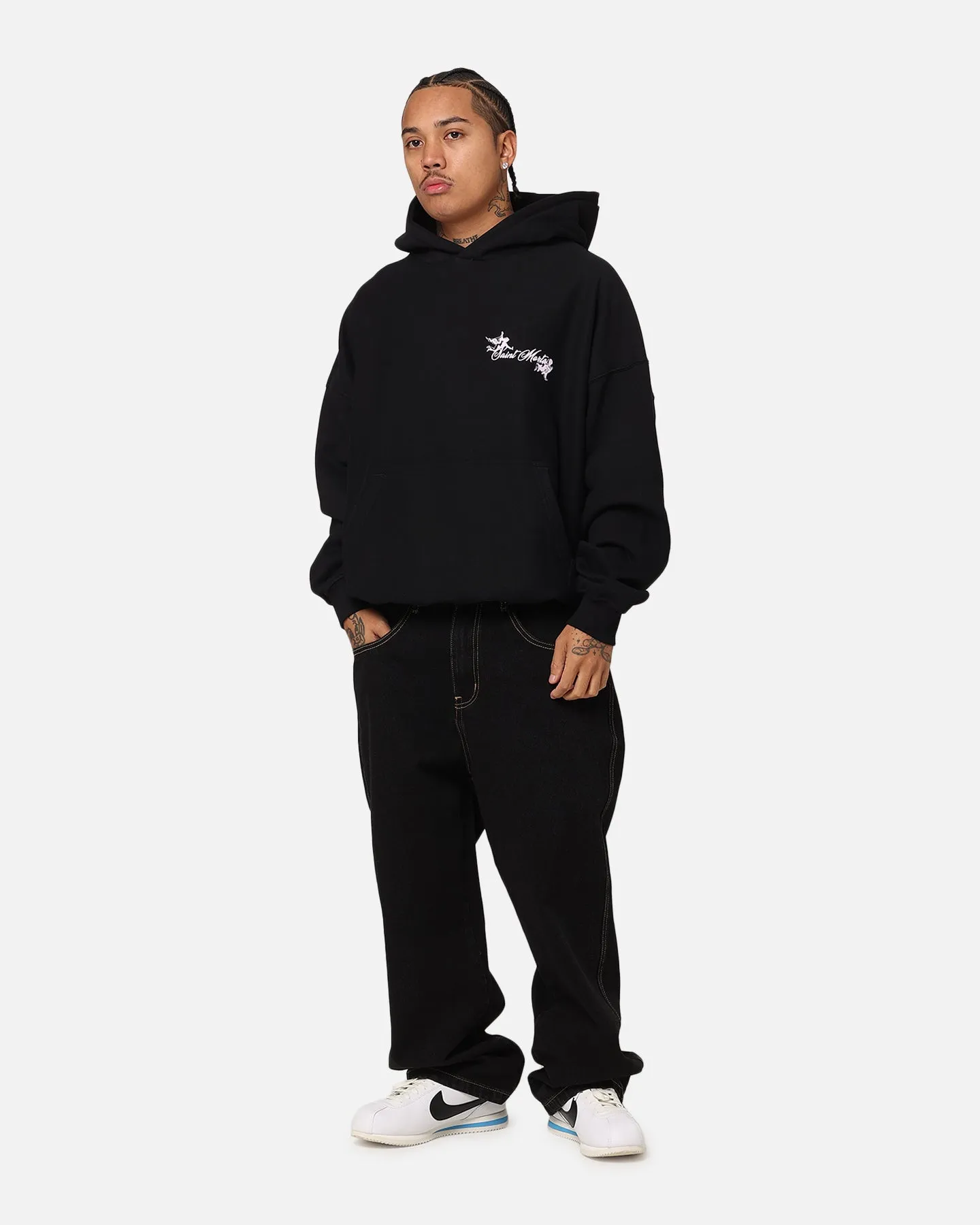 Saint Morta Divine Living Hoodie Black sold by Culture Kings product image thumbnail 4