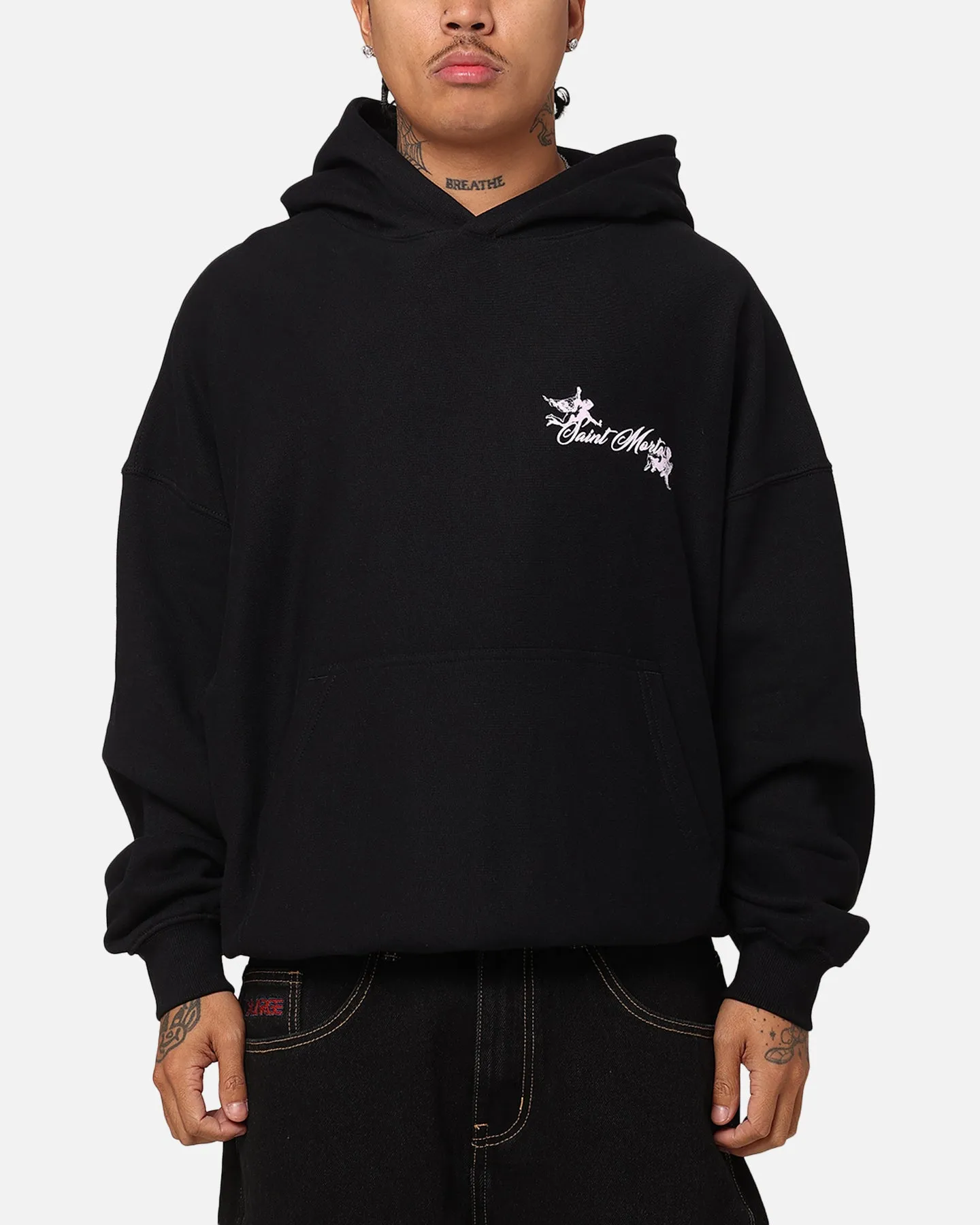 Saint Morta Divine Living Hoodie Black sold by Culture Kings product image thumbnail 2