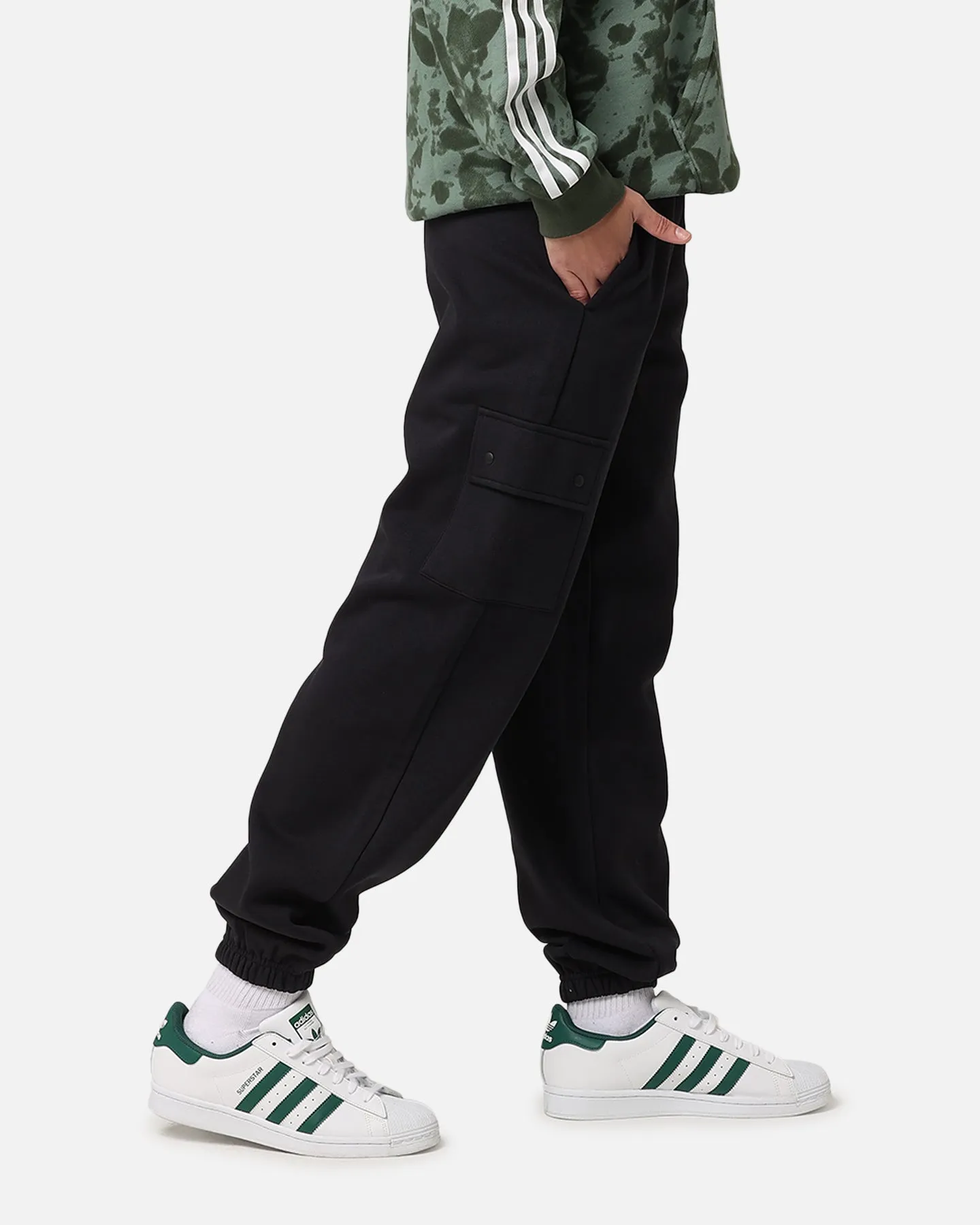Adidas Women's Fleece Cargo Jogger Pants Black sold by Culture Kings product image thumbnail 5