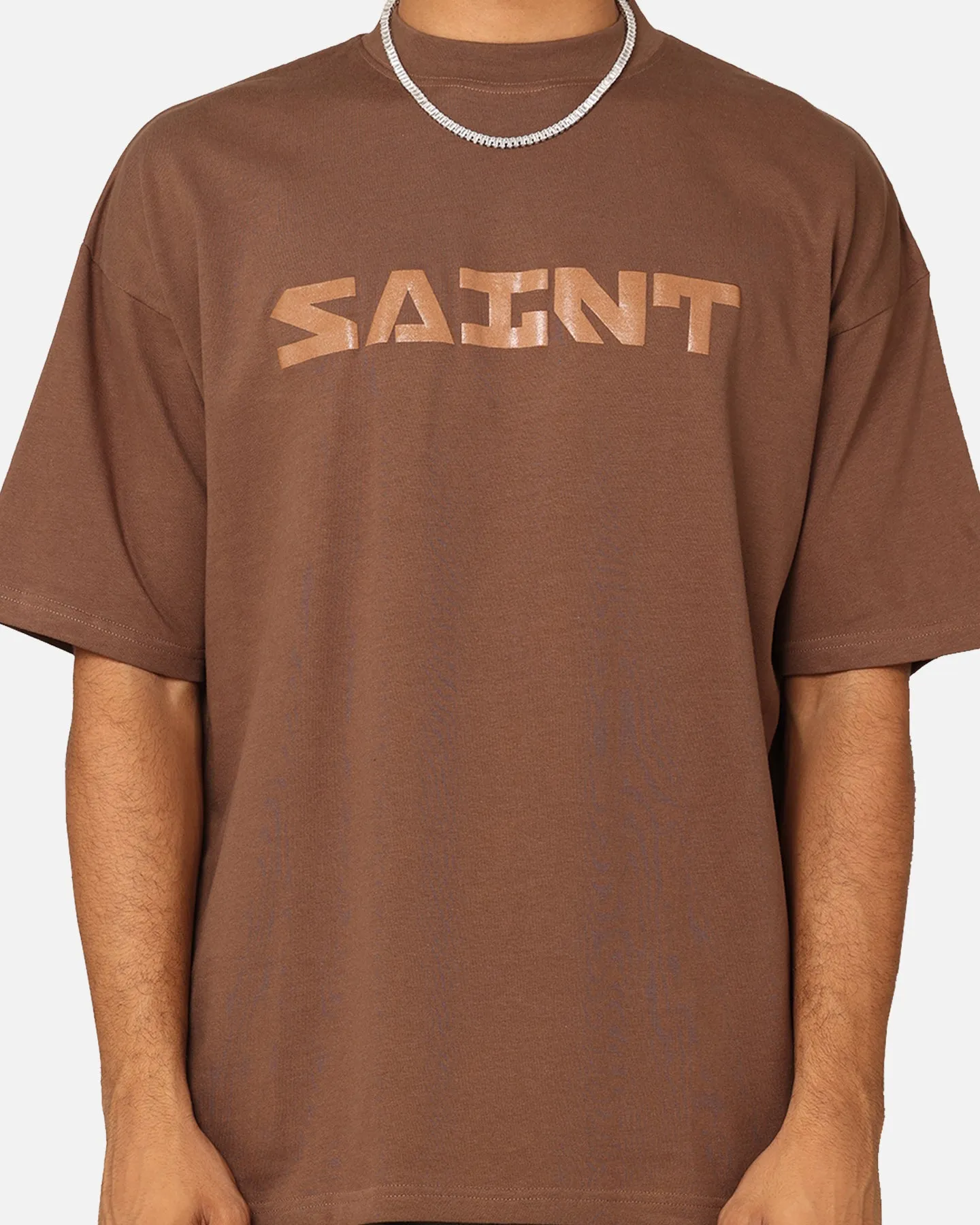 Saint Morta Scripture Mock Neck T-Shirt Brown sold by Culture Kings product image thumbnail 3