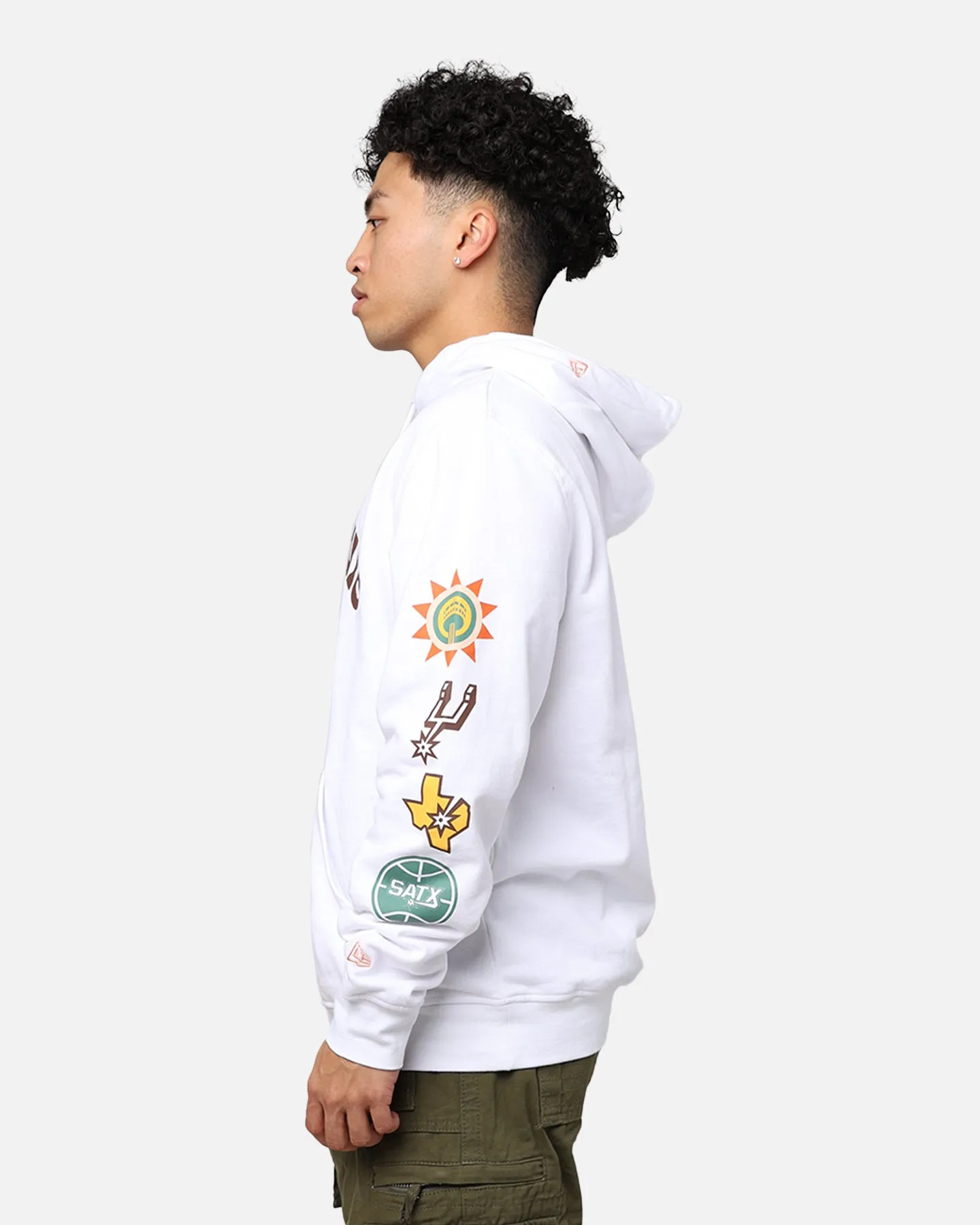 New Era San Antonio Spurs NBA 2023 Hoodie White sold by Culture Kings product image thumbnail 5