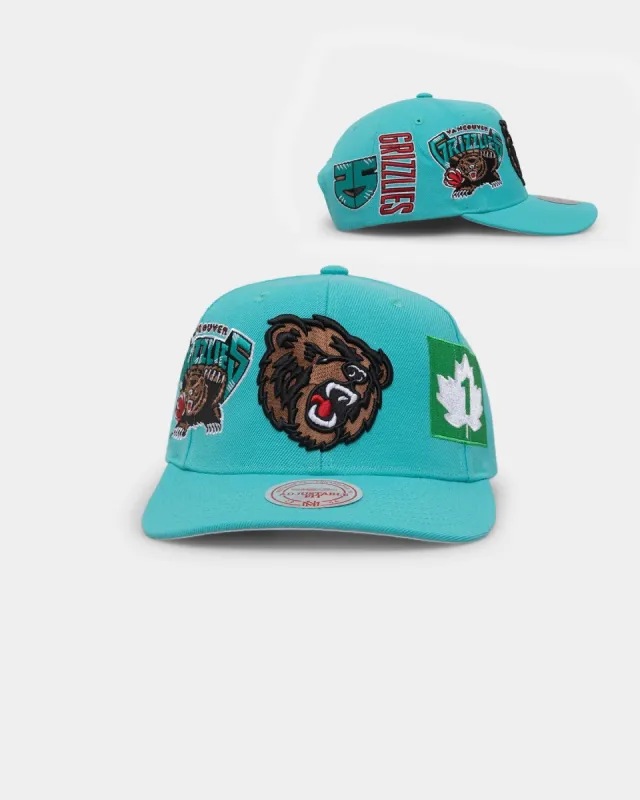 Mitchell & Ness Vancouver Grizzlies 'Highway' Pro Crown Snapback Teal sold by Culture Kings