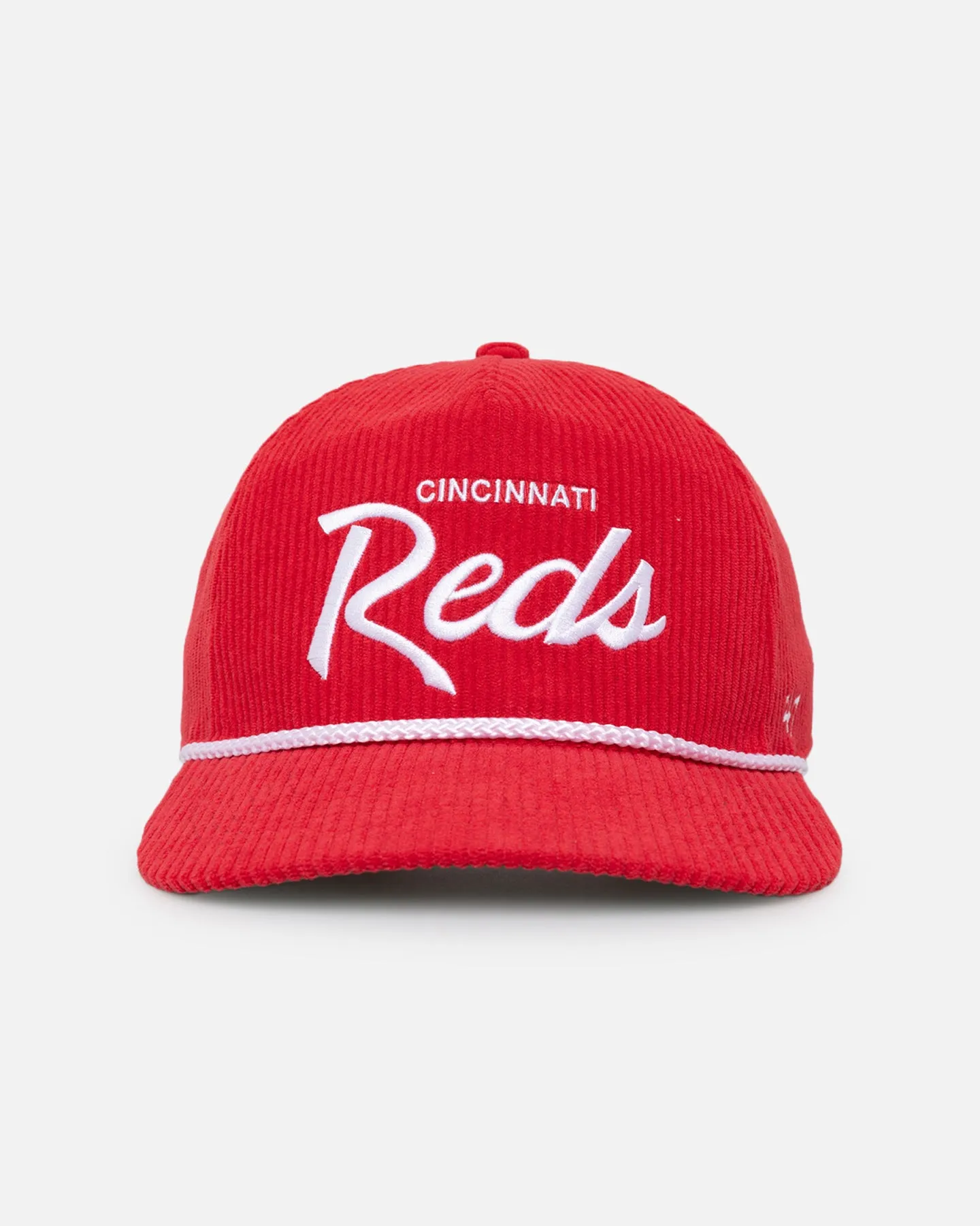47 Brand Cincinnati Reds 'MLB Opening Day' Corduroy Crossrope Hitch Snapback Red sold by Culture Kings