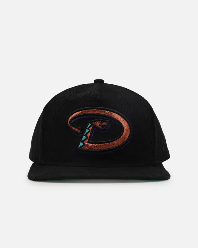 New Era Arizona Diamondbacks 'Throwback Cord Golfers' Corduroy Golfer Snapback Black sold by Culture Kings