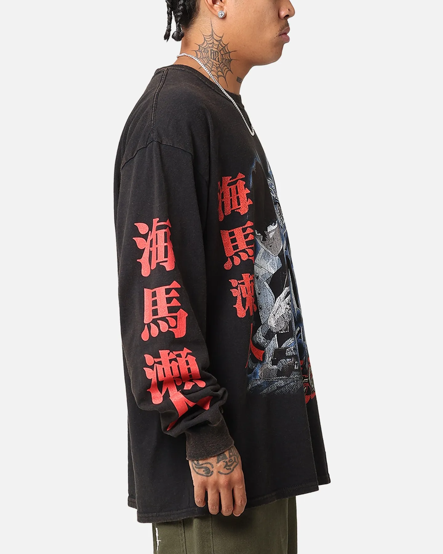 Goat Crew X Yu-Gi-Oh! Seto Kaiba Long Sleeve T-Shirt Black Wash sold by Culture Kings product image thumbnail 5