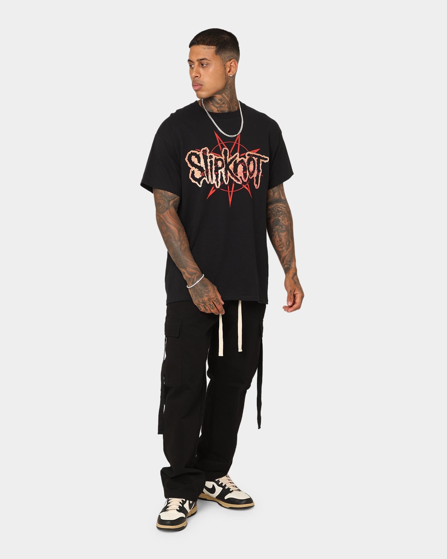 Slipknot Logo And Masks T-Shirt Black sold by Culture Kings product image thumbnail 3