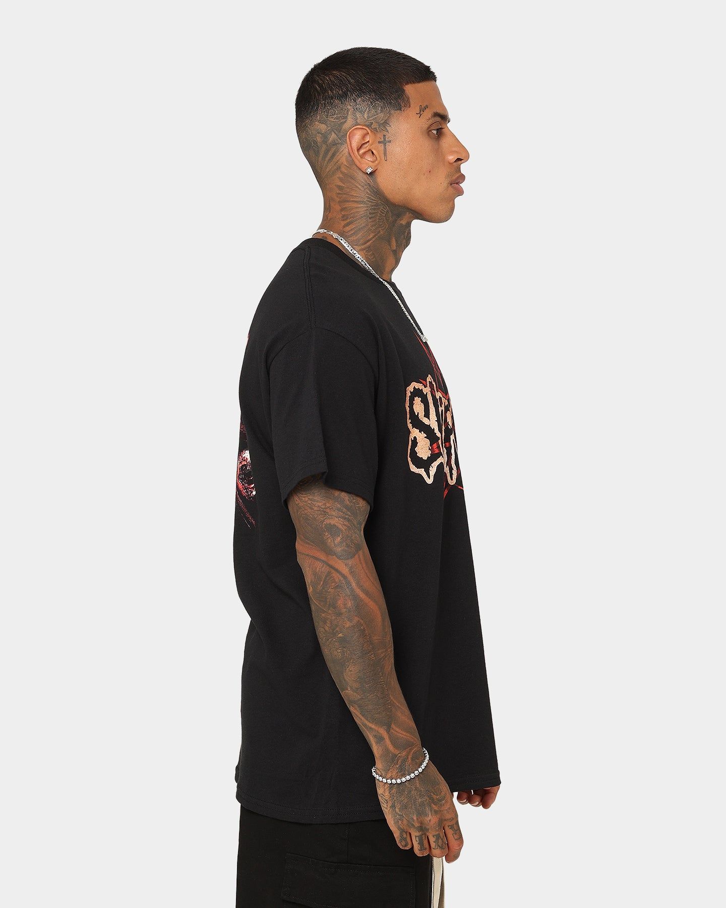 Slipknot Logo And Masks T-Shirt Black sold by Culture Kings product image thumbnail 6