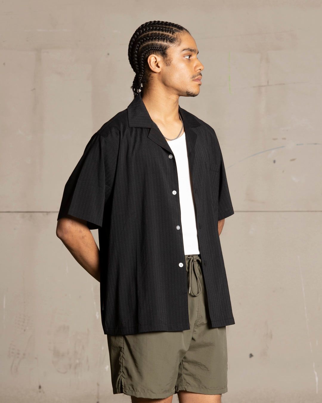 Saint Morta Villa Short Sleeve Shirt Black sold by Culture Kings