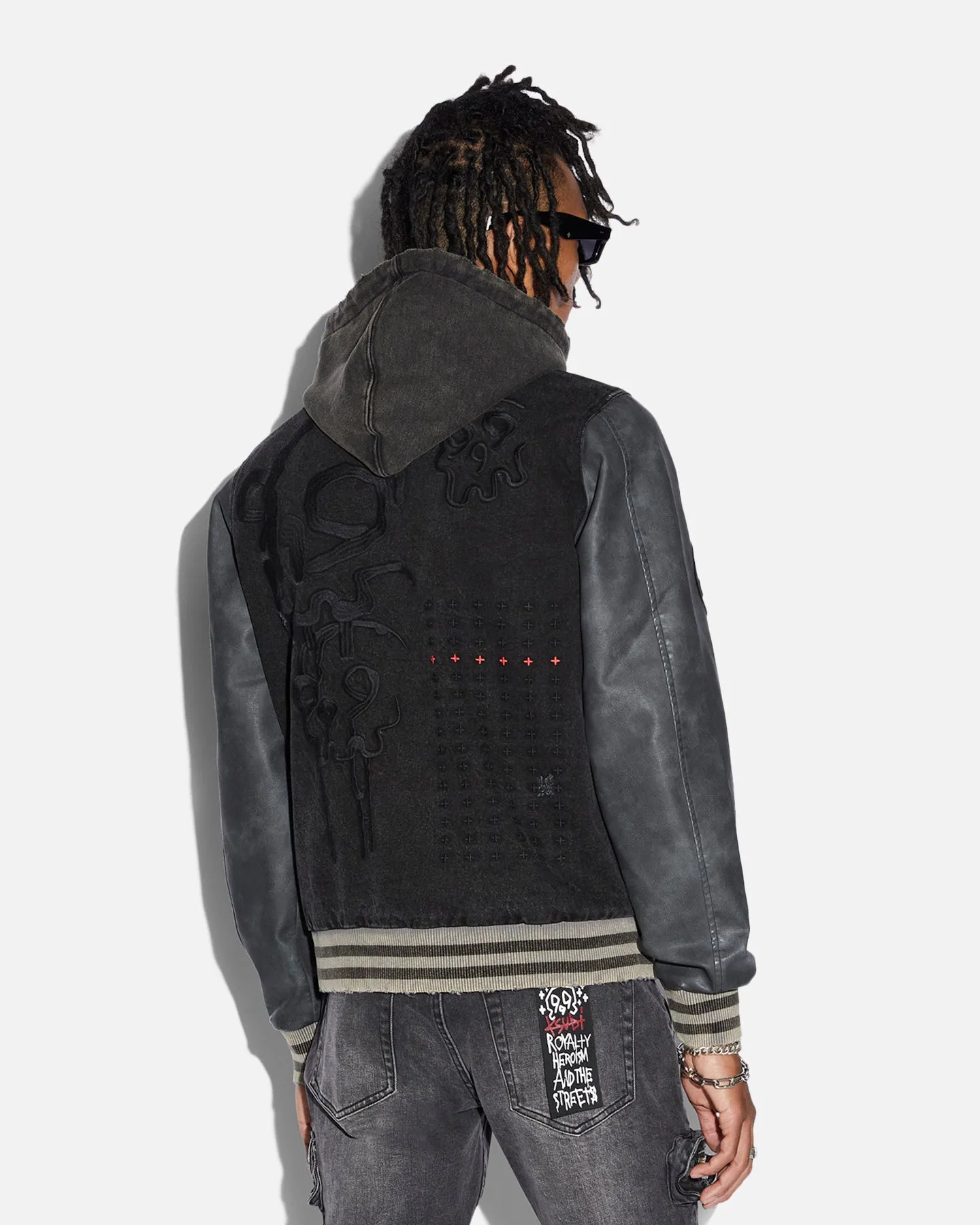 Ksubi X Juice Wrld 999 Kollage Jacket Black sold by Culture Kings product image thumbnail 2