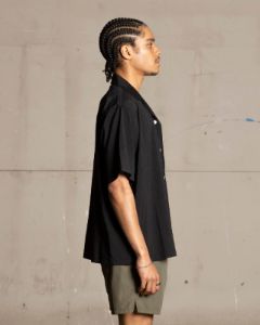 Saint Morta Villa Short Sleeve Shirt Black sold by Culture Kings
