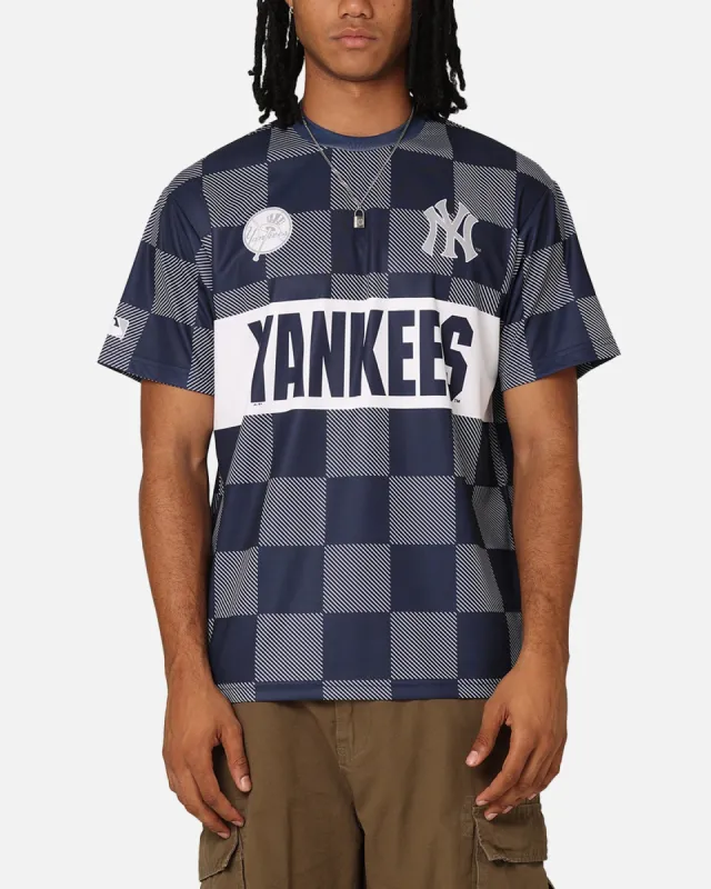 Majestic Athletic New York Yankees Team Line Checkered Jersey White/Navy sold by Culture Kings