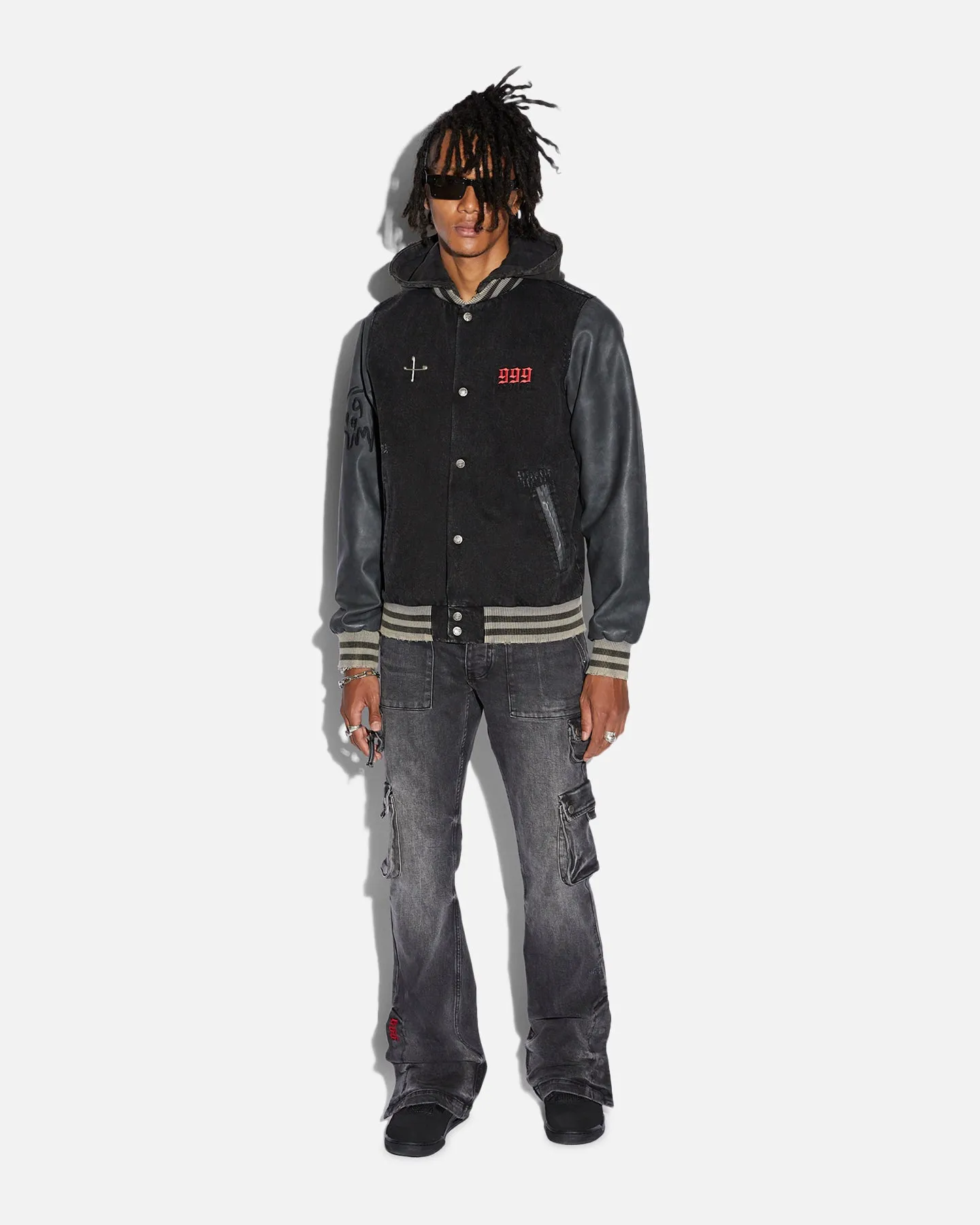 Ksubi X Juice Wrld 999 Kollage Jacket Black sold by Culture Kings product image thumbnail 5