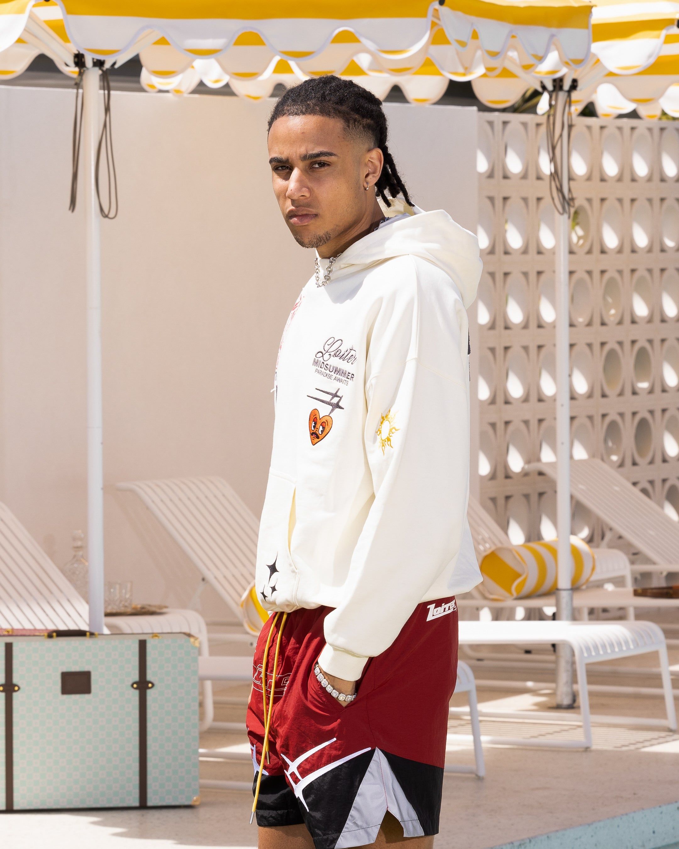 Loiter Patchwork Hoodie Off White sold by Culture Kings product image thumbnail 7