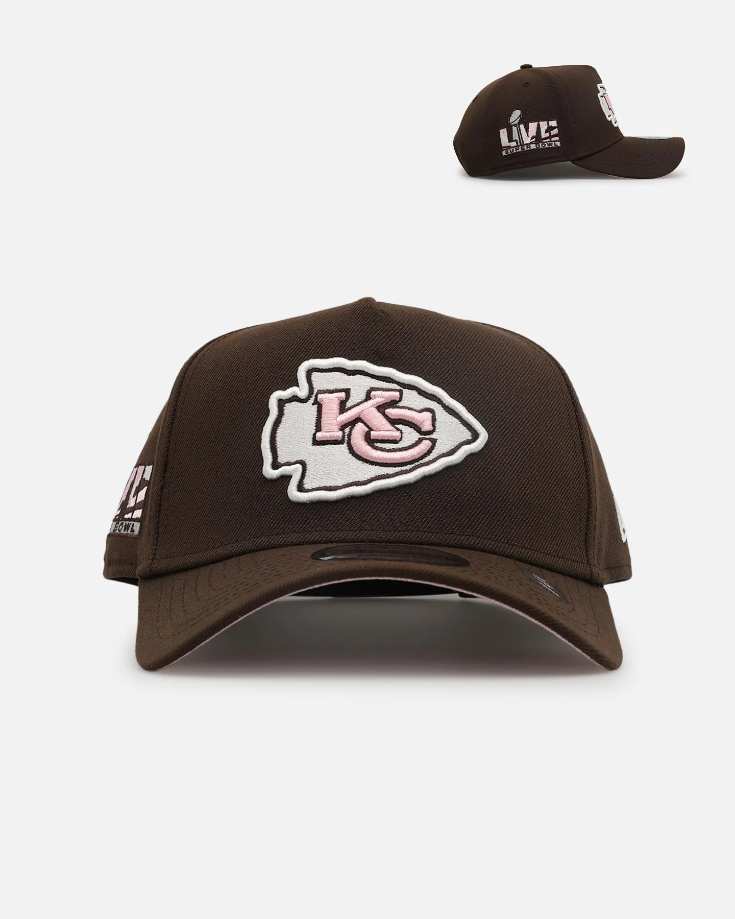 New Era Kansas City Chiefs 'Neapolitan 2.0' 9FORTY A-Frame Snapback Brown sold by Culture Kings