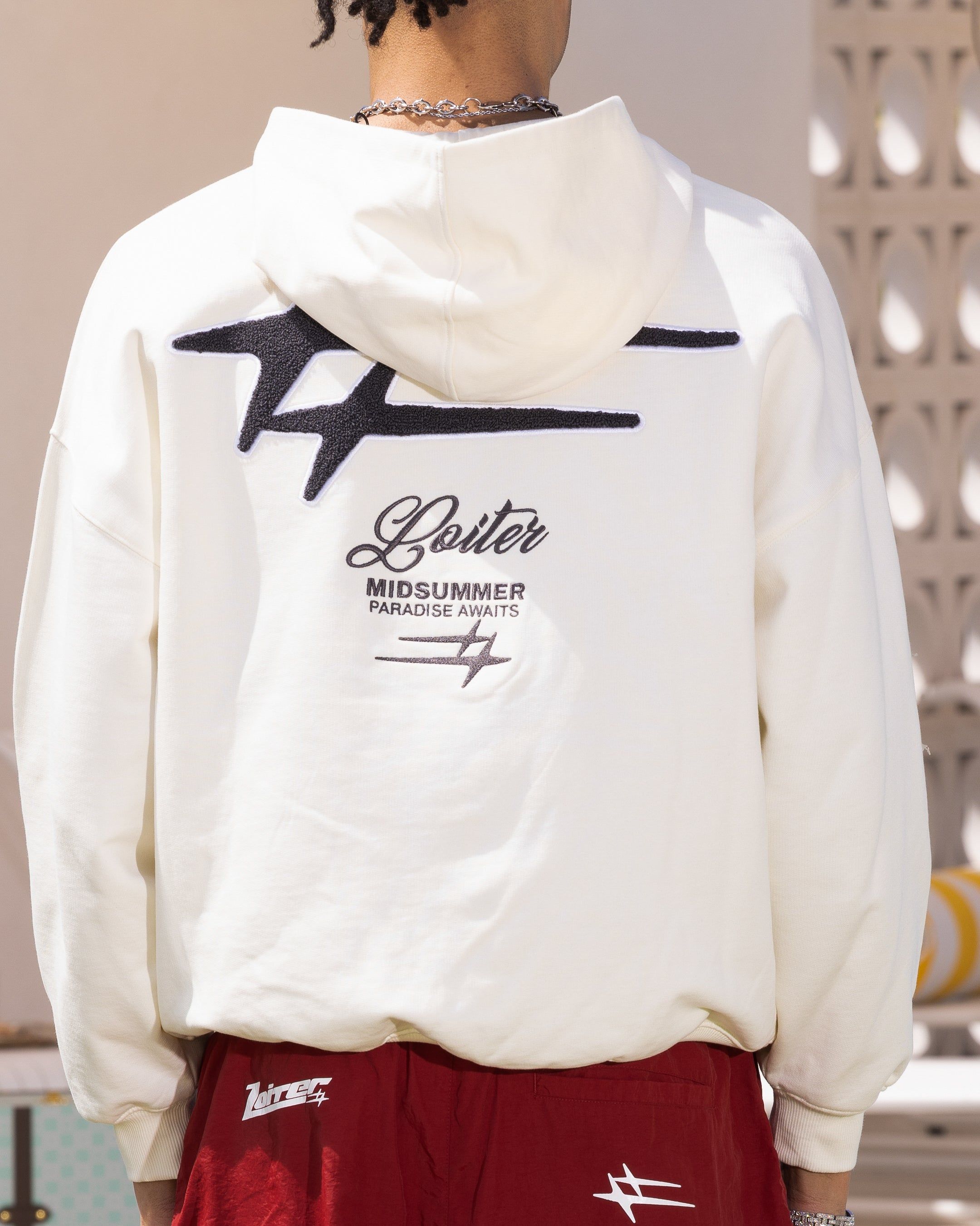 Loiter Patchwork Hoodie Off White sold by Culture Kings product image thumbnail 5