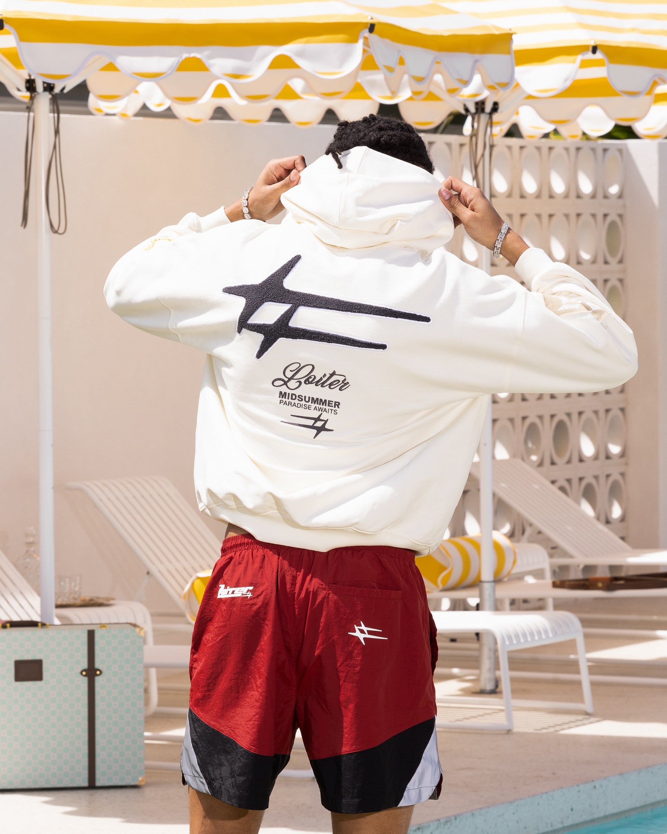 Loiter Patchwork Hoodie Off White sold by Culture Kings product image thumbnail 2