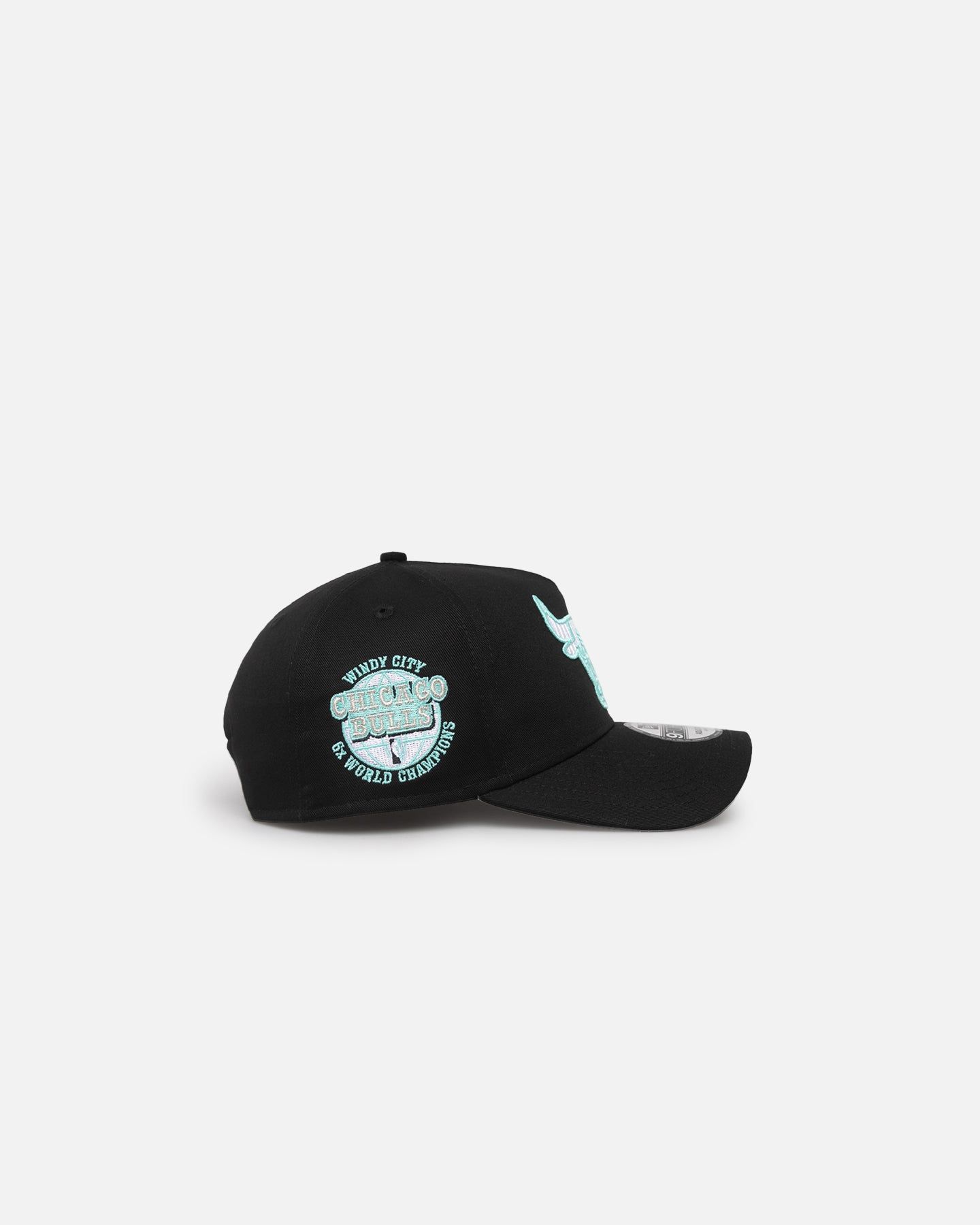 New Era Chicago Bulls 9FORTY A-Frame Snapback Black/Aqua Blue sold by Culture Kings product image thumbnail 3