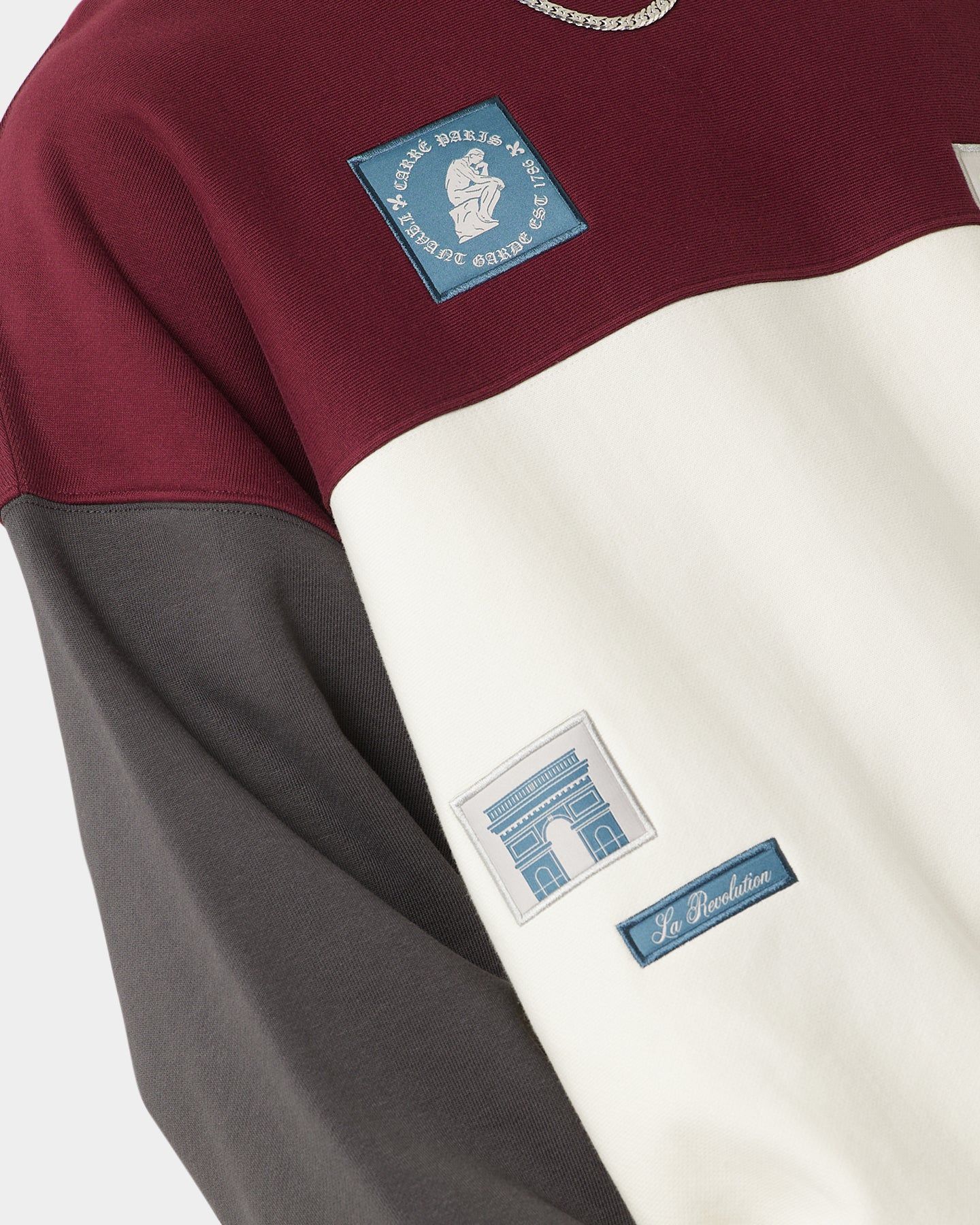 Carre Avant Oversized Panel Crewneck Maroon sold by Culture Kings product image thumbnail 10