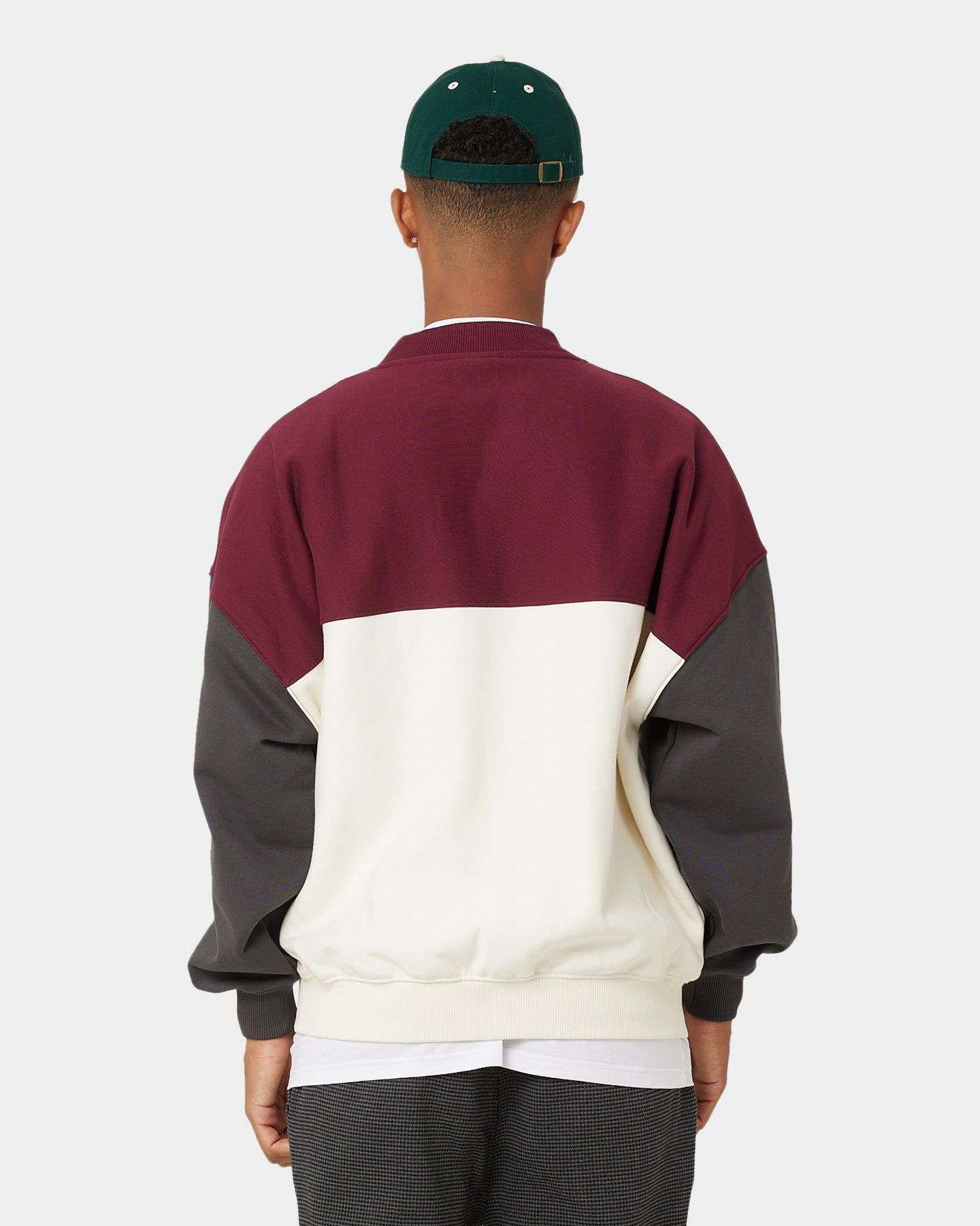 Carre Avant Oversized Panel Crewneck Maroon sold by Culture Kings product image thumbnail 6