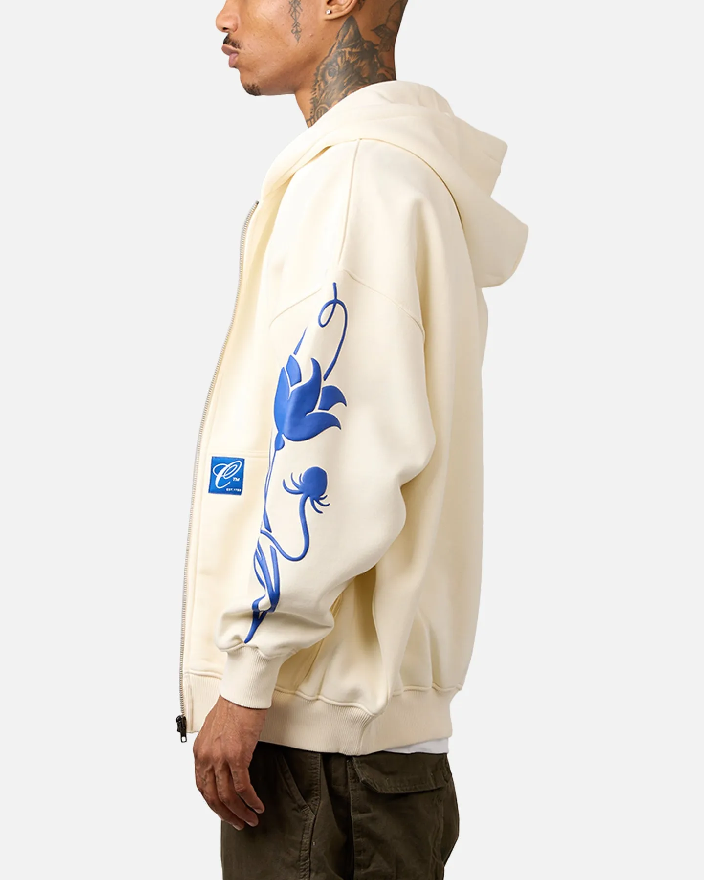 Carre Nouveau Full Zip Hoodie Off White sold by Culture Kings product image thumbnail 5