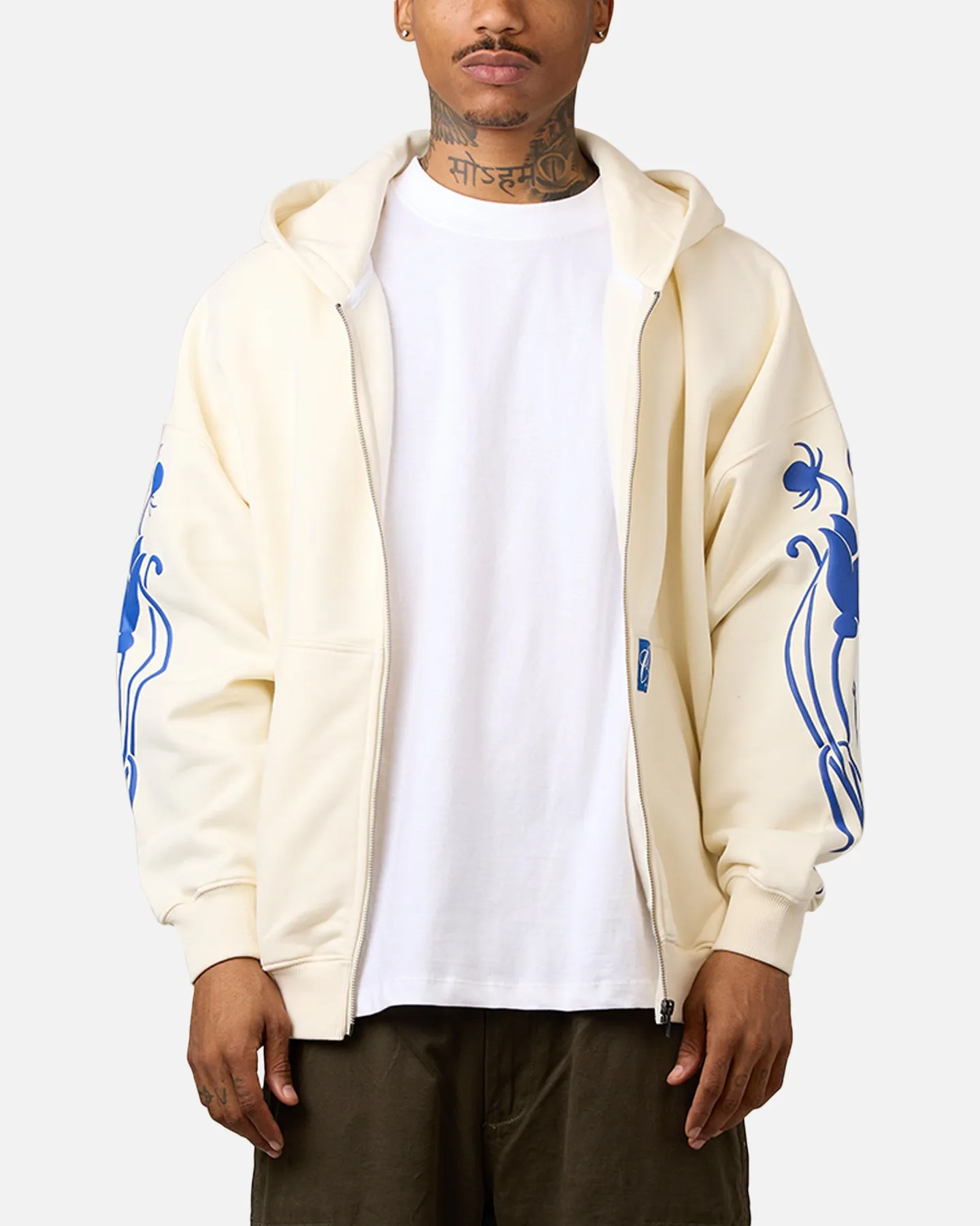 Carre Nouveau Full Zip Hoodie Off White sold by Culture Kings