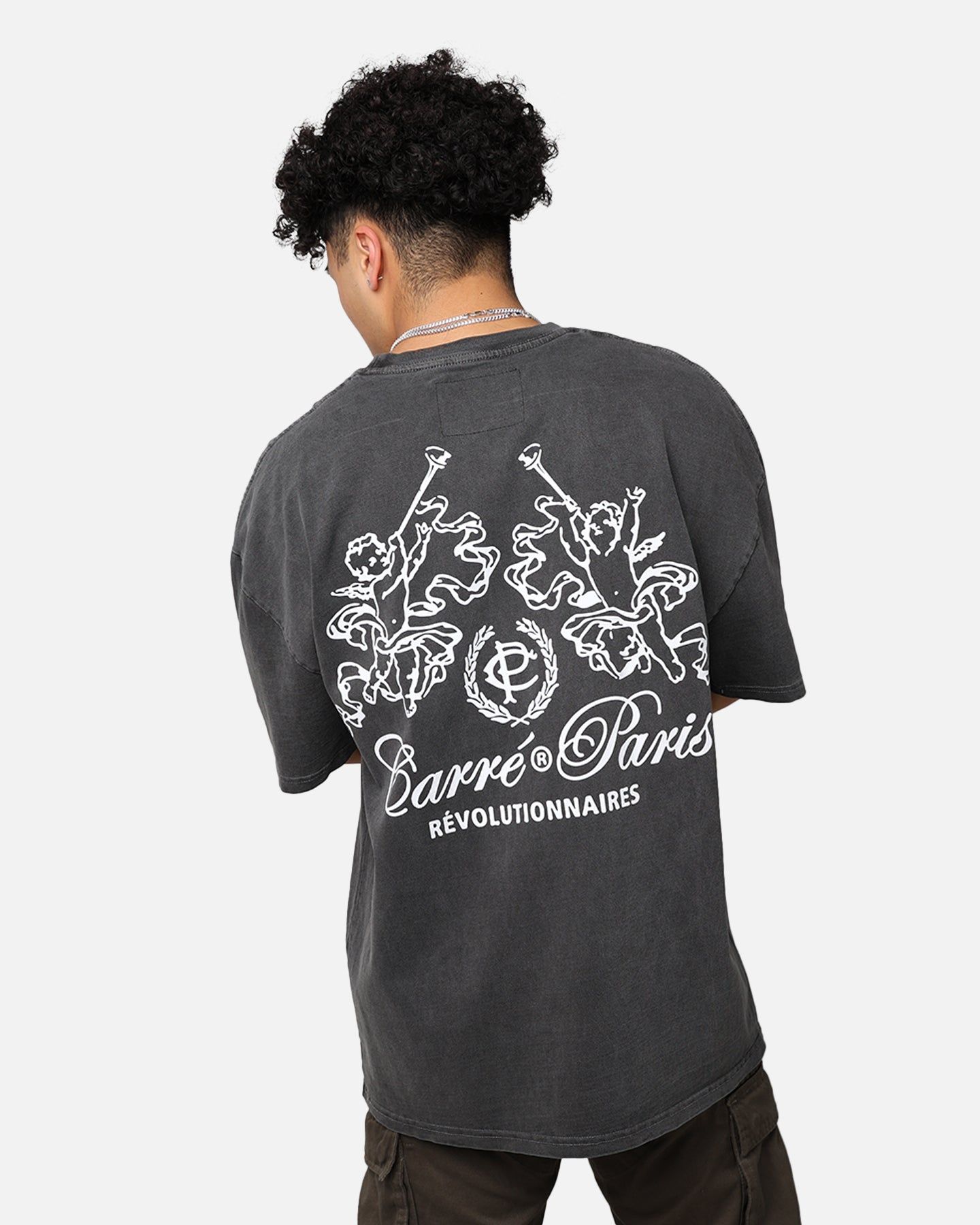 Carre Cupid T-Shirt Black Wash sold by Culture Kings