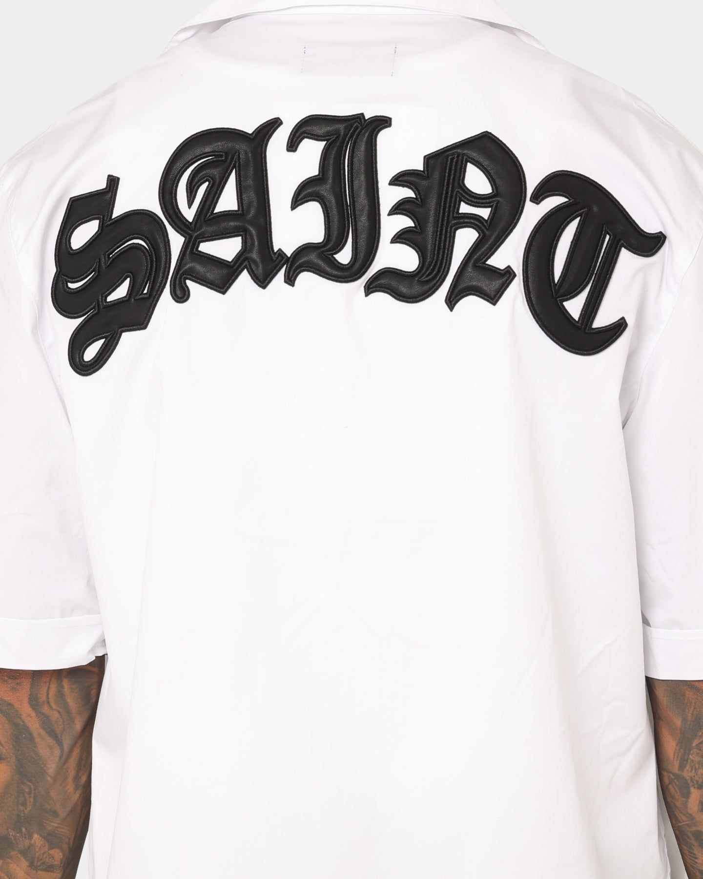 Saint Morta Gothic Bowling Shirt White sold by Culture Kings product image thumbnail 5