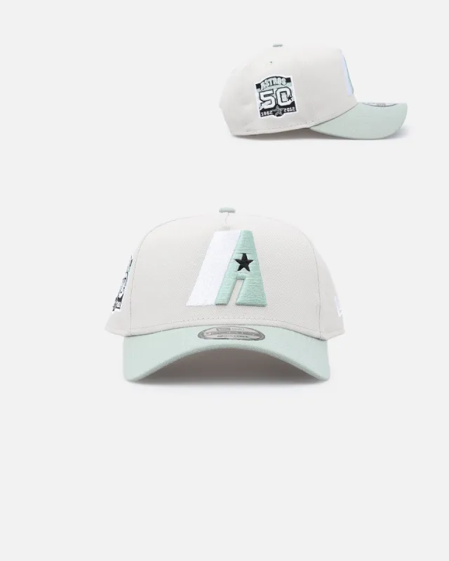New Era Houston Astros 'Sea Glass' 9FORTY A-Frame Snapback Stone/Green sold by Culture Kings