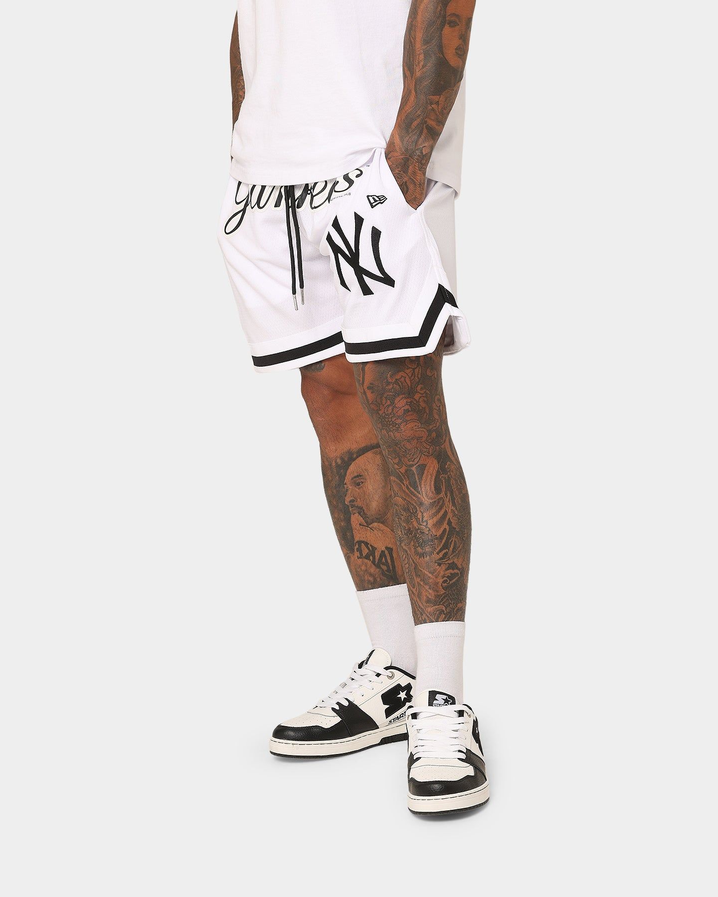 New Era New York Yankees Mesh Shorts White sold by Culture Kings product image thumbnail 6