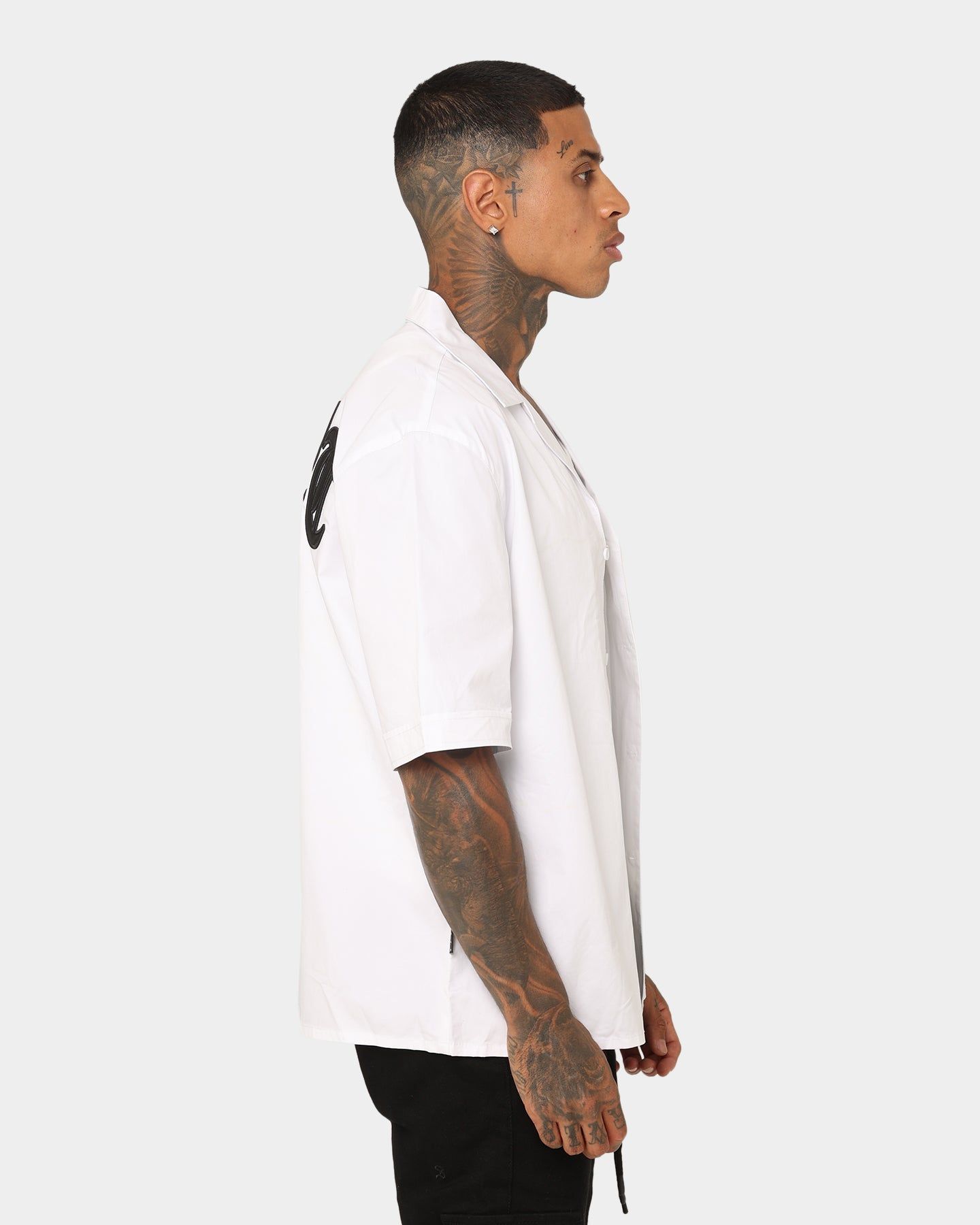 Saint Morta Gothic Bowling Shirt White sold by Culture Kings product image thumbnail 6