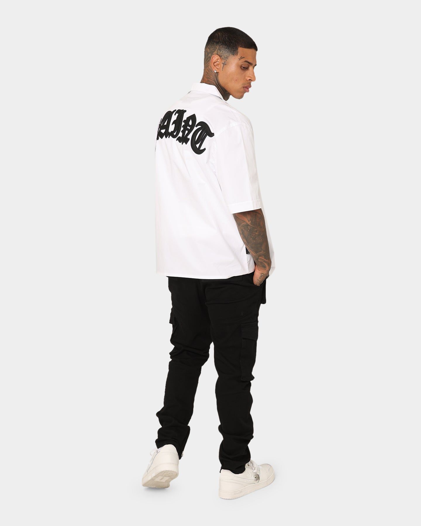 Saint Morta Gothic Bowling Shirt White sold by Culture Kings product image thumbnail 8