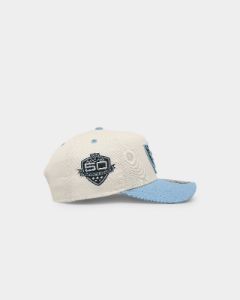 New Era Oakland Raiders 'Chrome University Blue' 9FORTY A-Frame Snapback Chrome White sold by Culture Kings