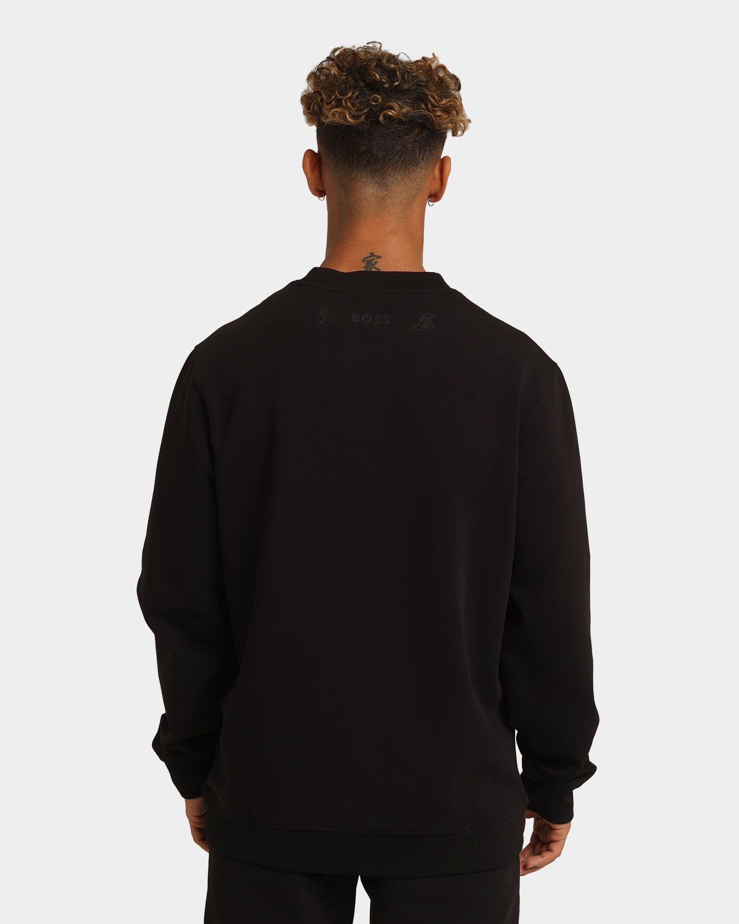 Hugo Boss Hugo Boss X NBA Basic Los Angeles Lakers Crewneck Sweatshirt Black sold by Culture Kings product image thumbnail 4