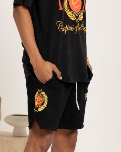 Carre Decade Sweat Shorts Black sold by Culture Kings