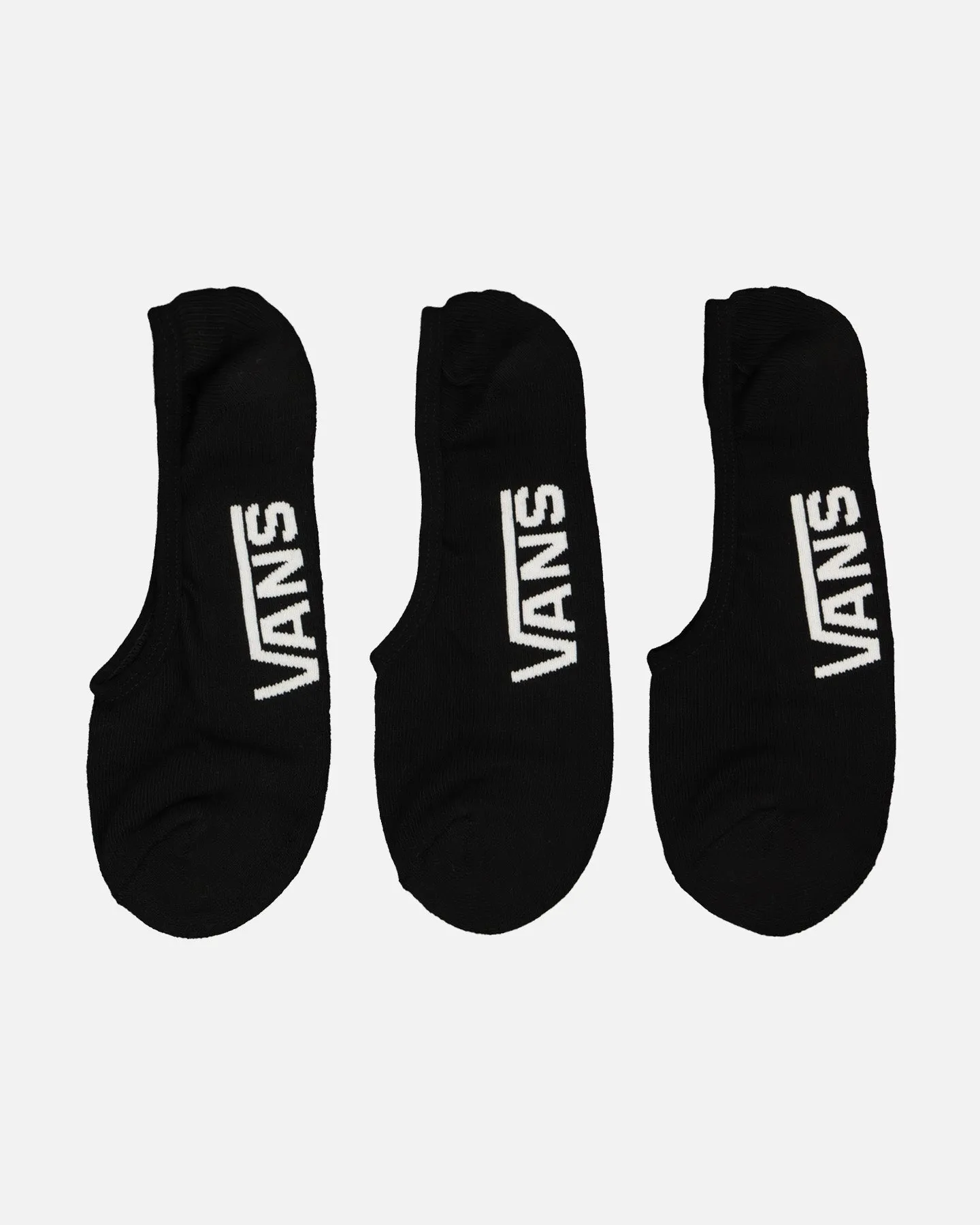 Vans Classic Super No Show Socks 6.5 3 Pack Black sold by Culture Kings