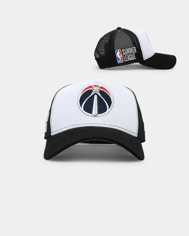 New Era Washington Wizards 'NBA Summer League' 9FORTY A-Frame Snapback Black/White sold by Culture Kings