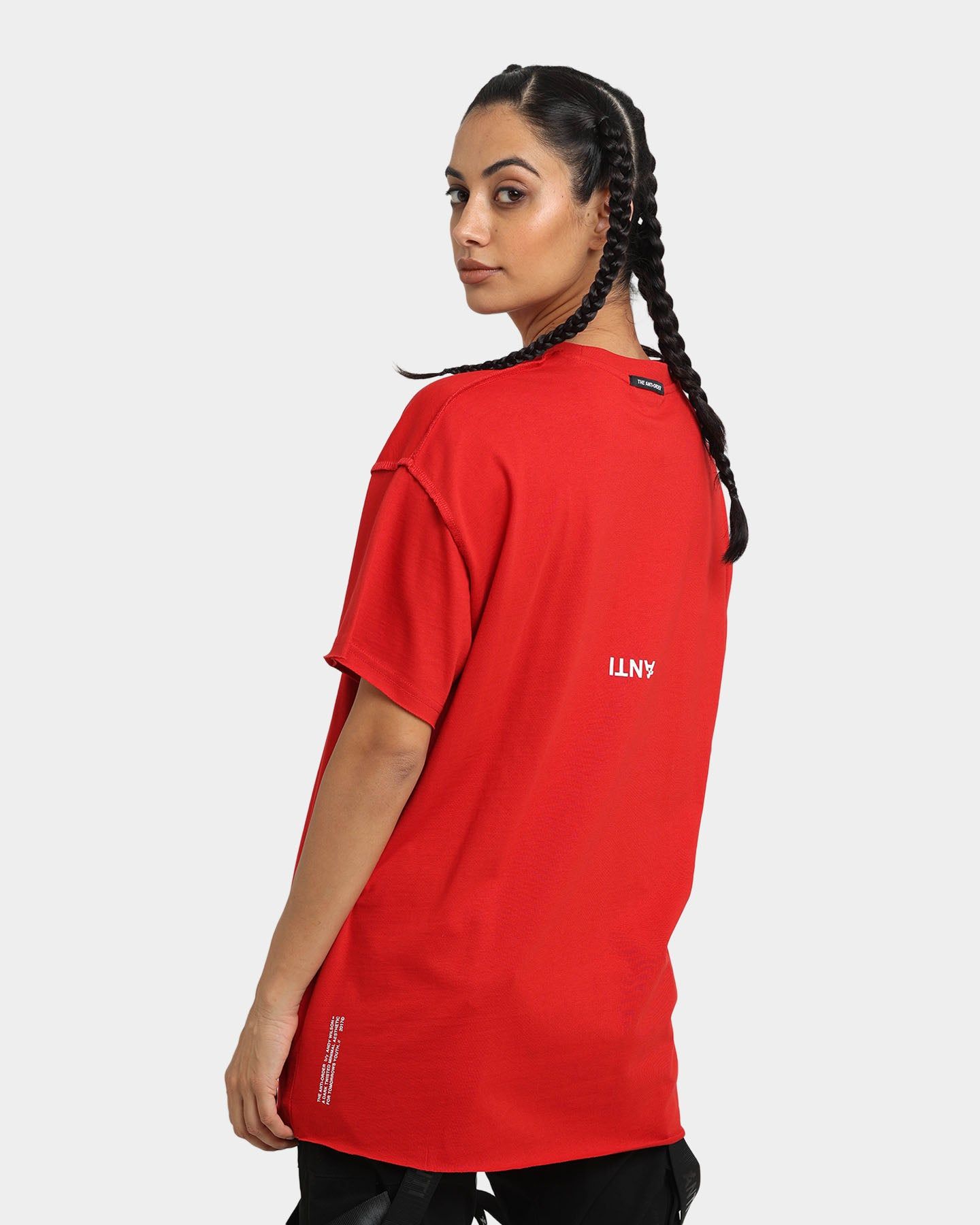 The Anti Order Death Metal Oversized T-Shirt Red/White sold by Culture Kings product image thumbnail 3