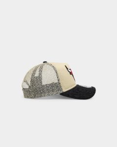 New Era Chicago Bulls All Day 9FORTY A-Frame Snapback Vegas Gold sold by Culture Kings