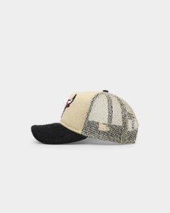 New Era Chicago Bulls All Day 9FORTY A-Frame Snapback Vegas Gold sold by Culture Kings