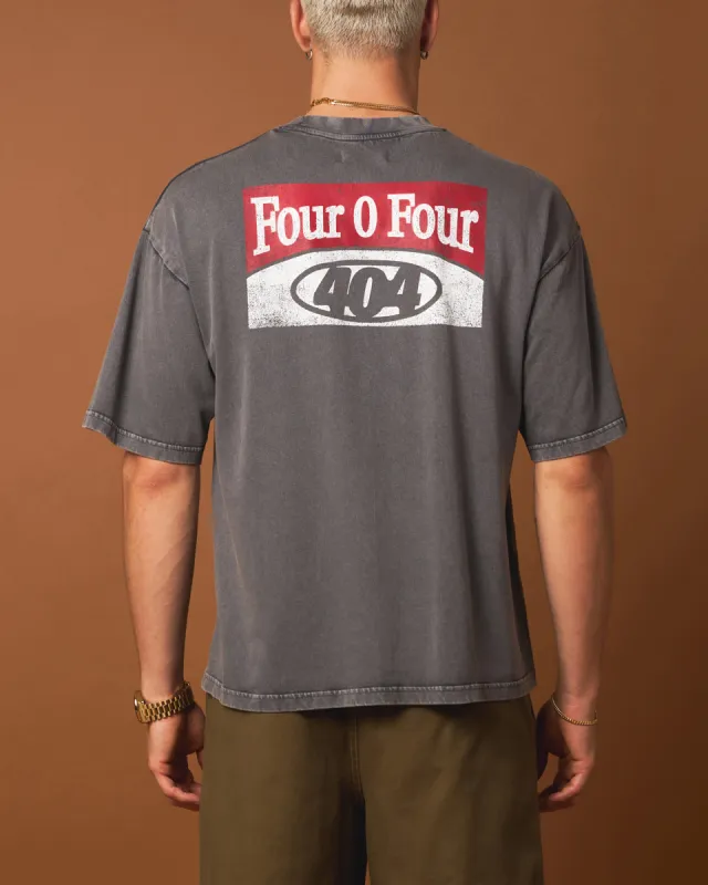 404 Smoke House Vintage T-Shirt Vintage Charcoal sold by Culture Kings