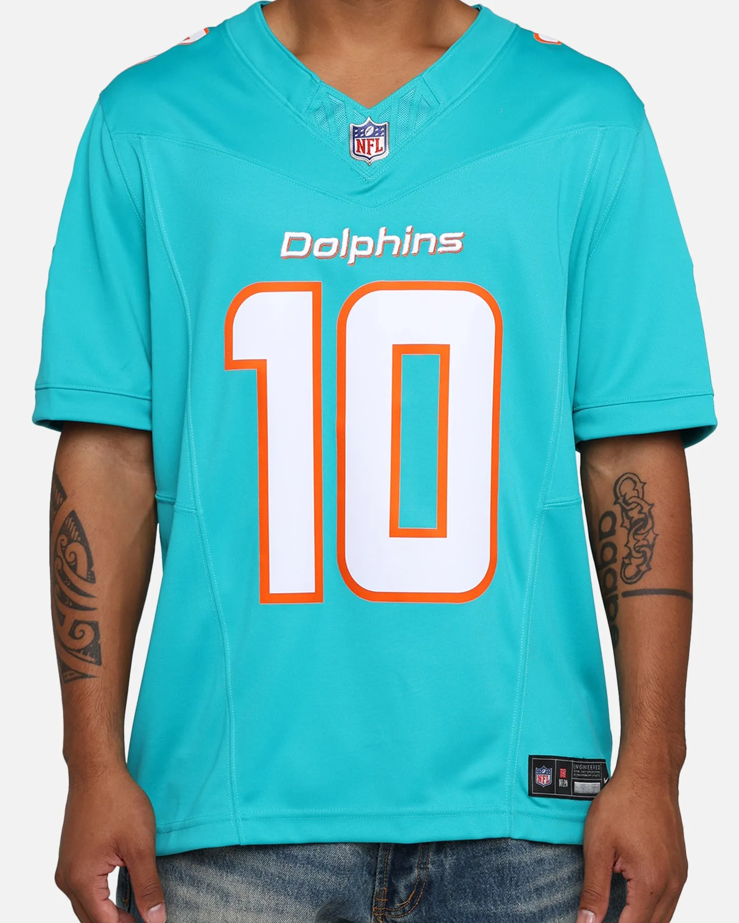 Nike Miami Dolphins Tyreek Hill #10 Limited Jersey Turbo Green sold by Culture Kings product image thumbnail 4
