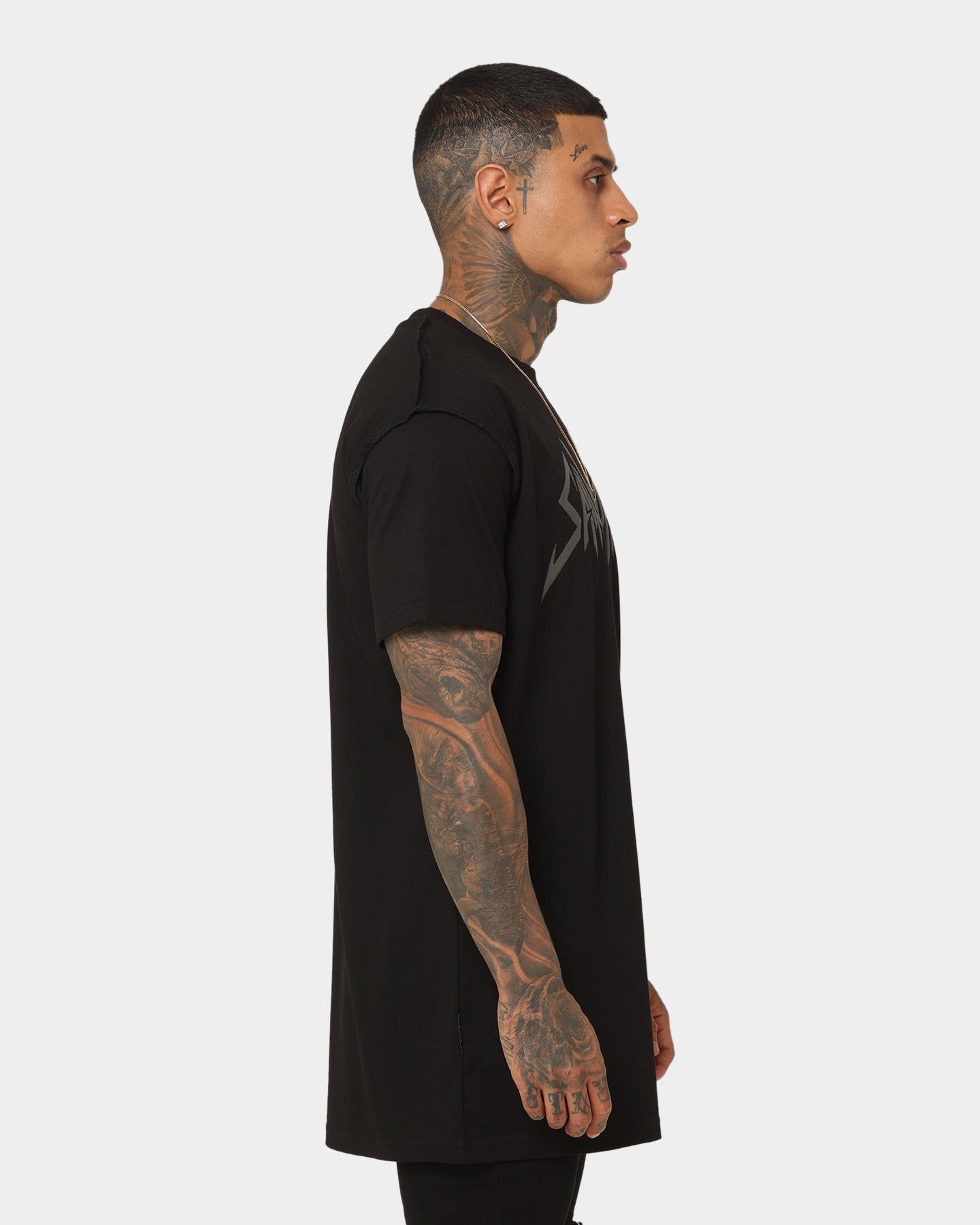 Saint Morta Metal Lafayette T-Shirt Black/Black sold by Culture Kings product image thumbnail 5