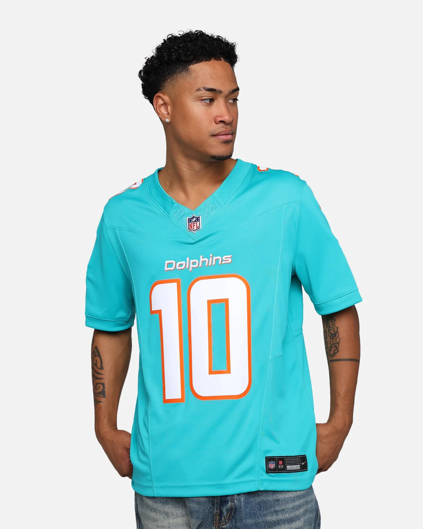 Nike Miami Dolphins Tyreek Hill #10 Limited Jersey Turbo Green sold by Culture Kings