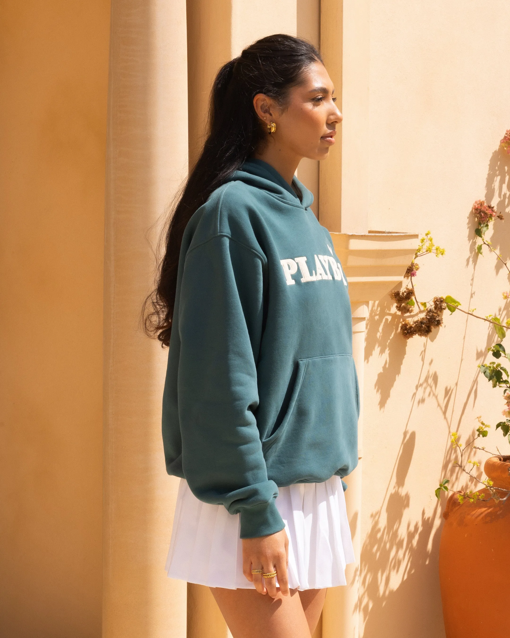 Playboy By Culture Kings Class Hoodie Green sold by Culture Kings product image thumbnail 4