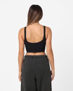 Joah Brown Women's Contour Crop Tank Top Onyx sold by Culture Kings